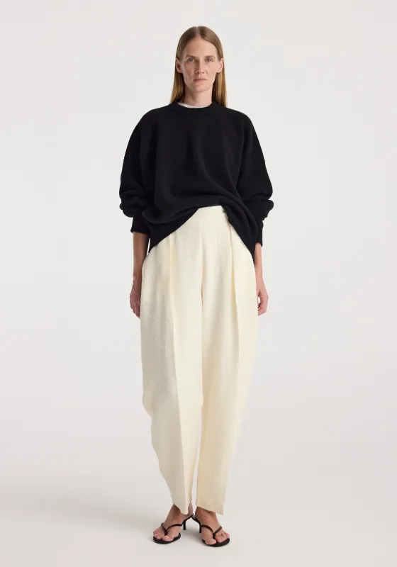 Classic crewneck jumper | black made by Rohe