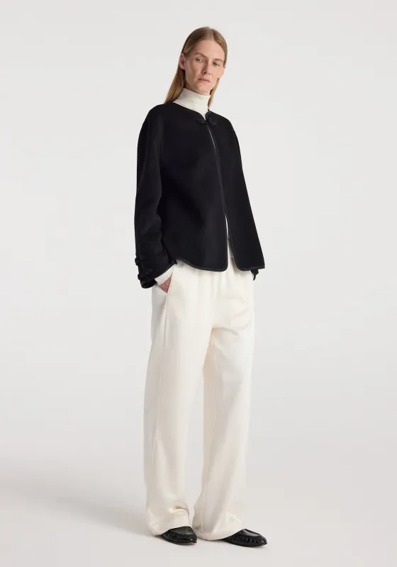 Double-faced pankou jacket | black made by Rohe