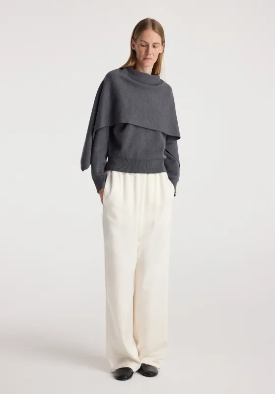 Cape jumper | dark grey melange made by Rohe