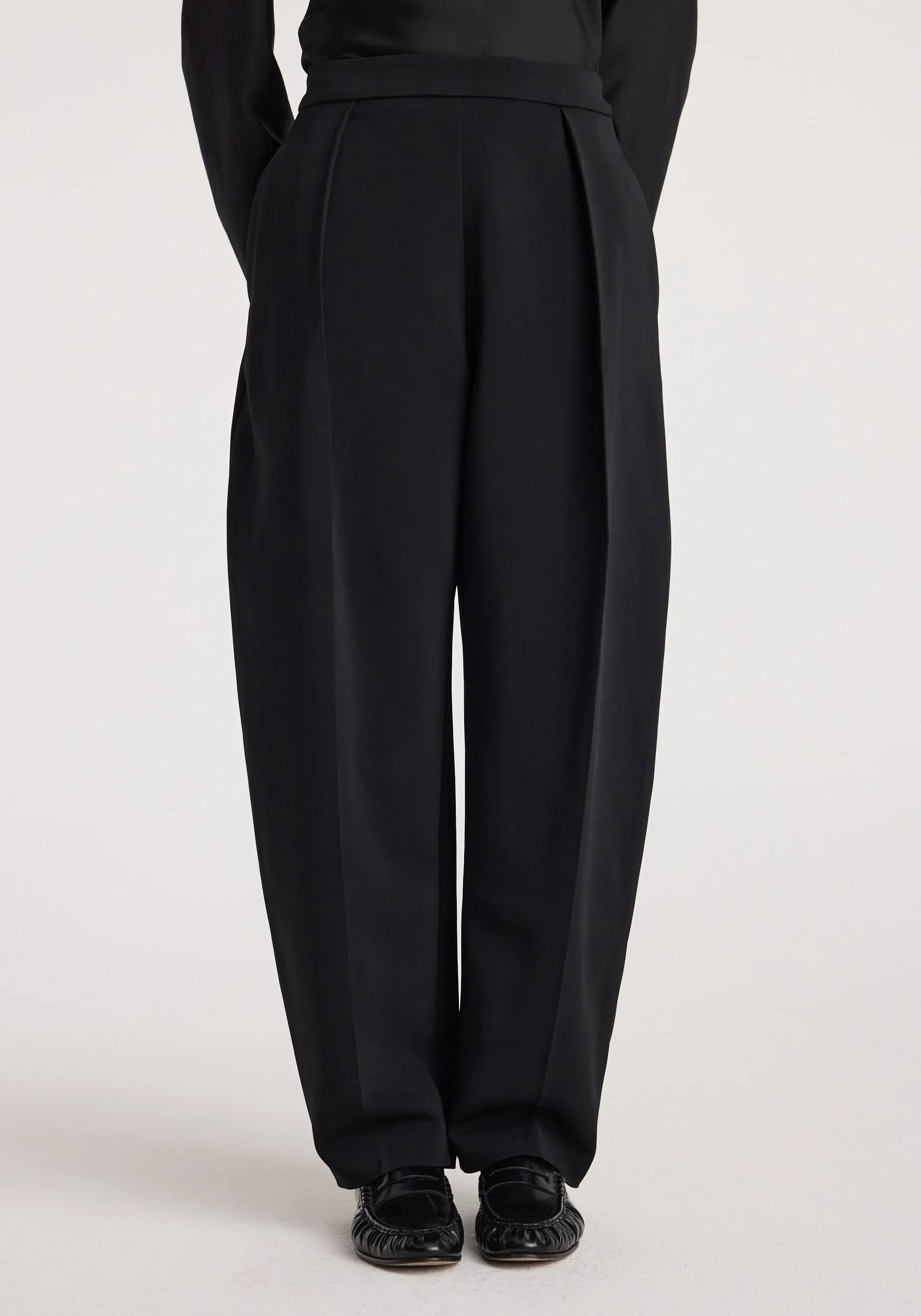 Puck - Sculptural tailored trousers | black sold by Rohe product image thumbnail 4