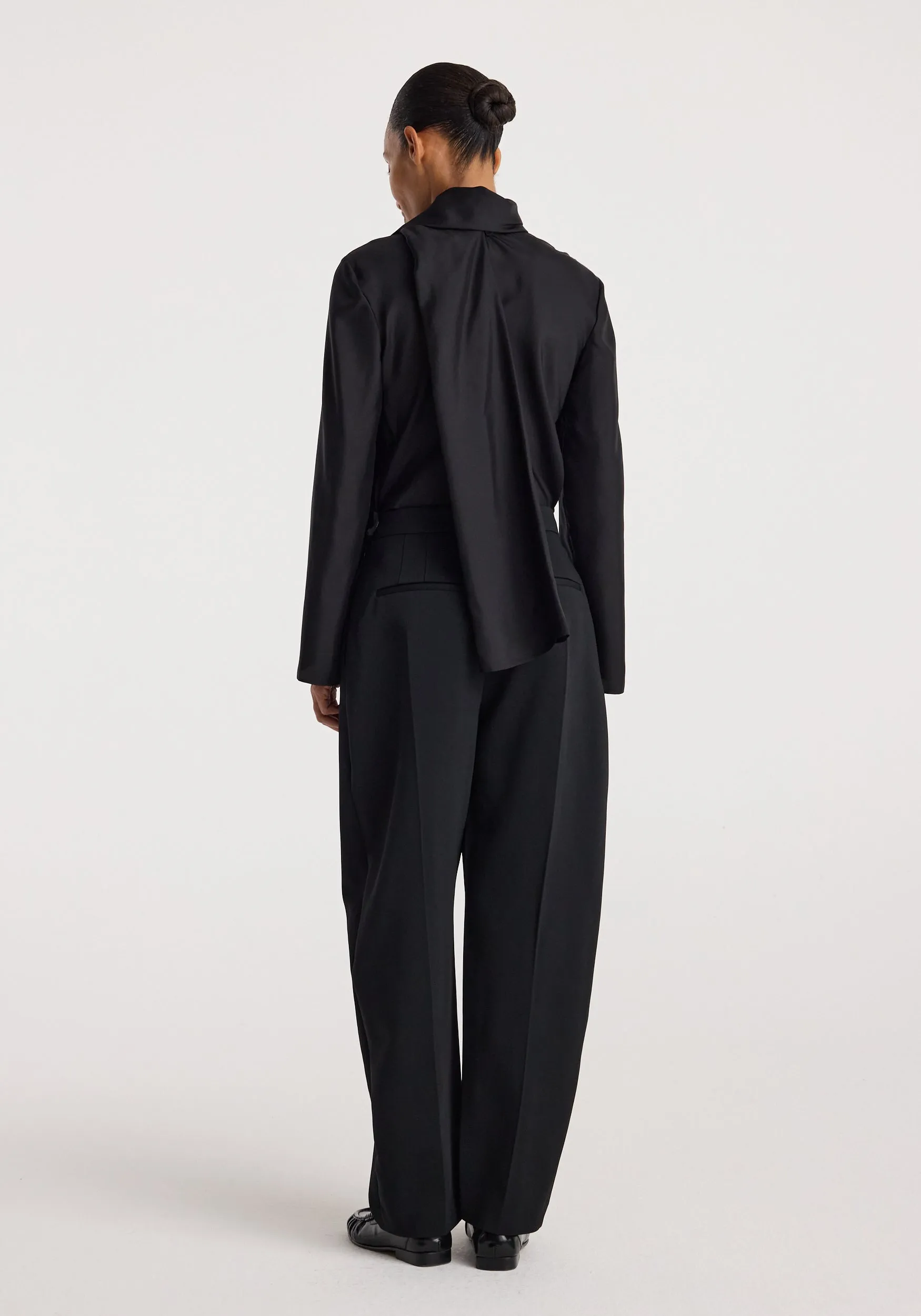 Puck - Sculptural tailored trousers | black sold by Rohe product image thumbnail 3