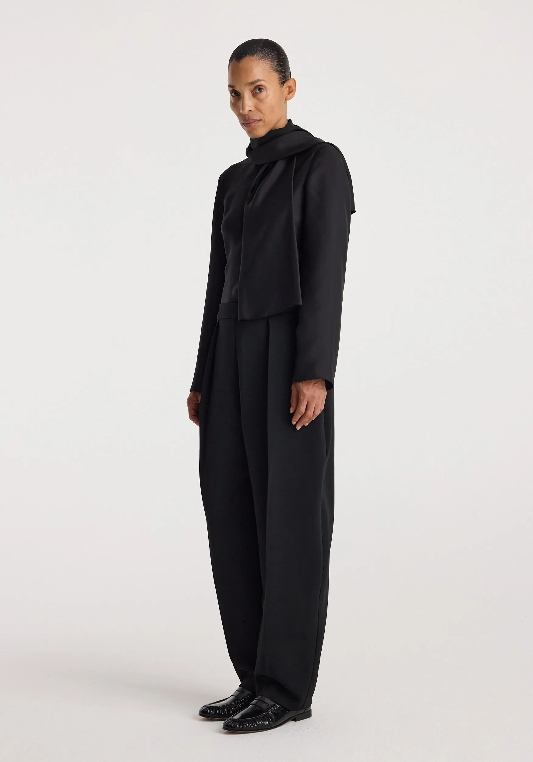 Puck - Sculptural tailored trousers | black sold by Rohe product image thumbnail 2