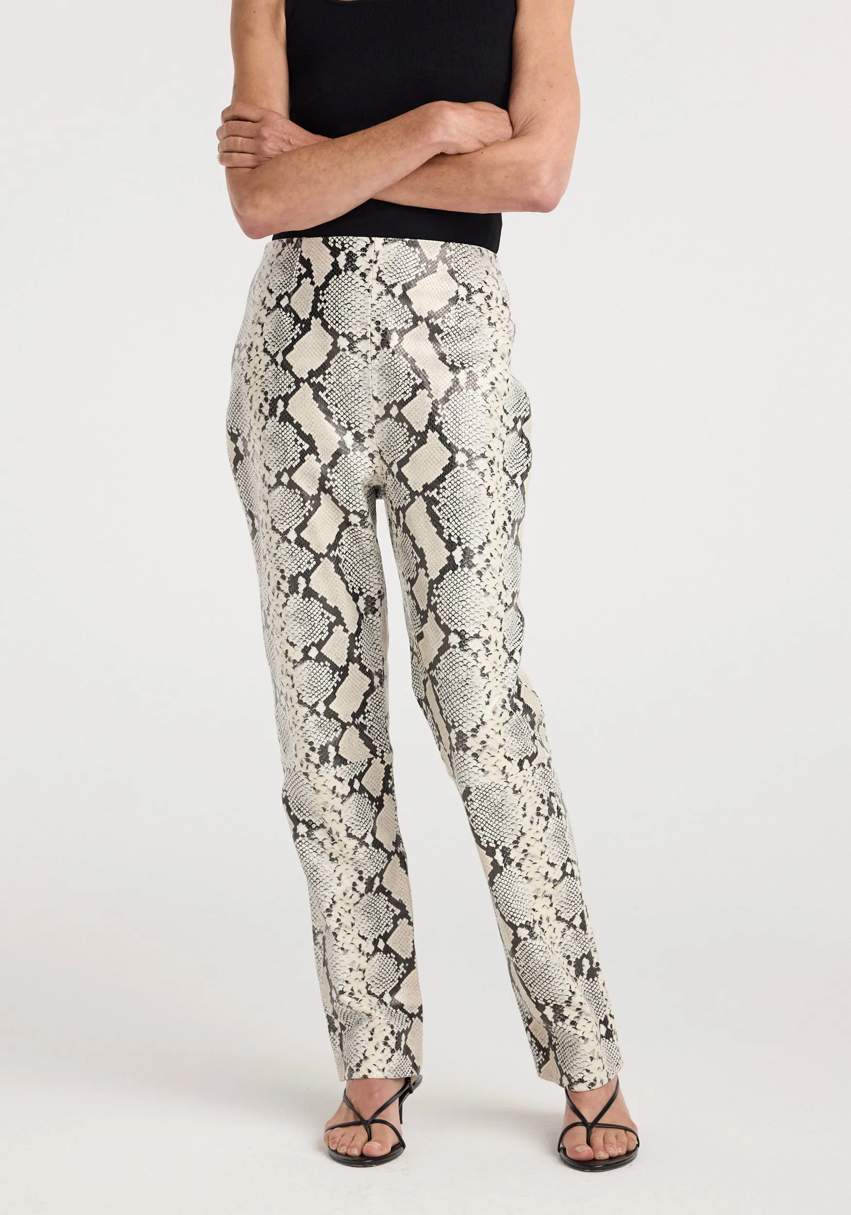 Snakeskin leather trousers | snakeskin sold by Rohe product image thumbnail 3