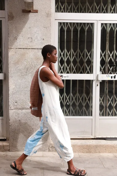 MORGAN JUMPSUIT | BLUE TUMBLE DYE sold by Caron Callahan product image thumbnail 2