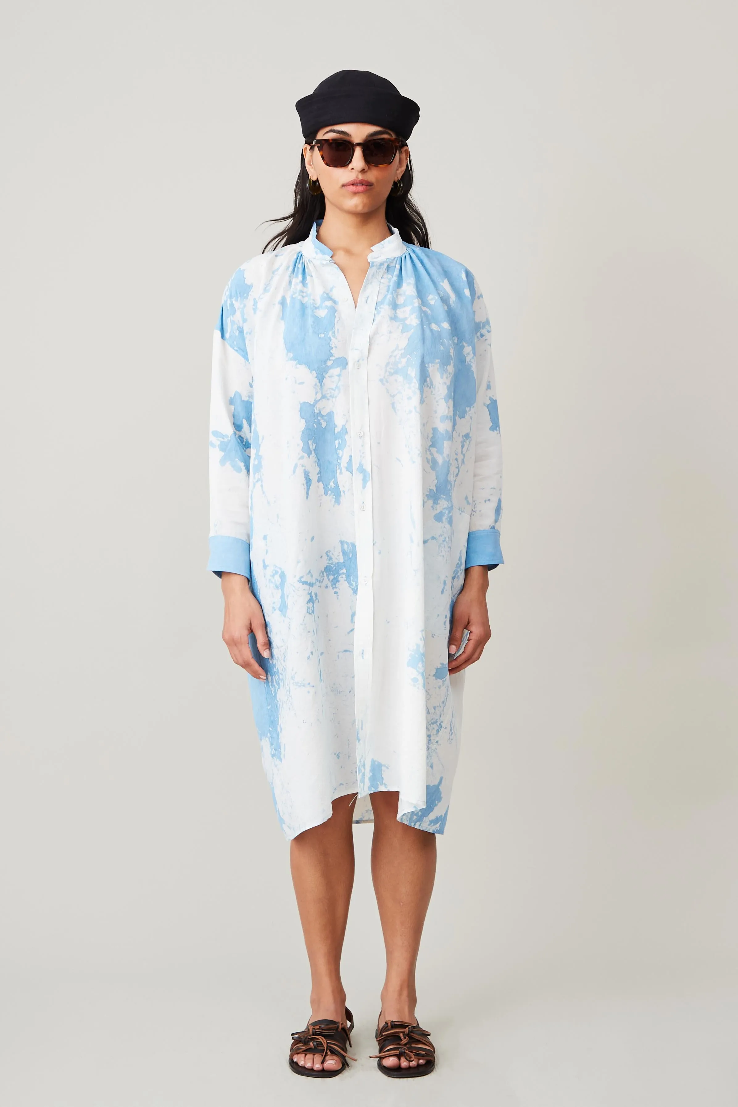 AURORA DRESS | BLUE TUMBLE DYE sold by Caron Callahan