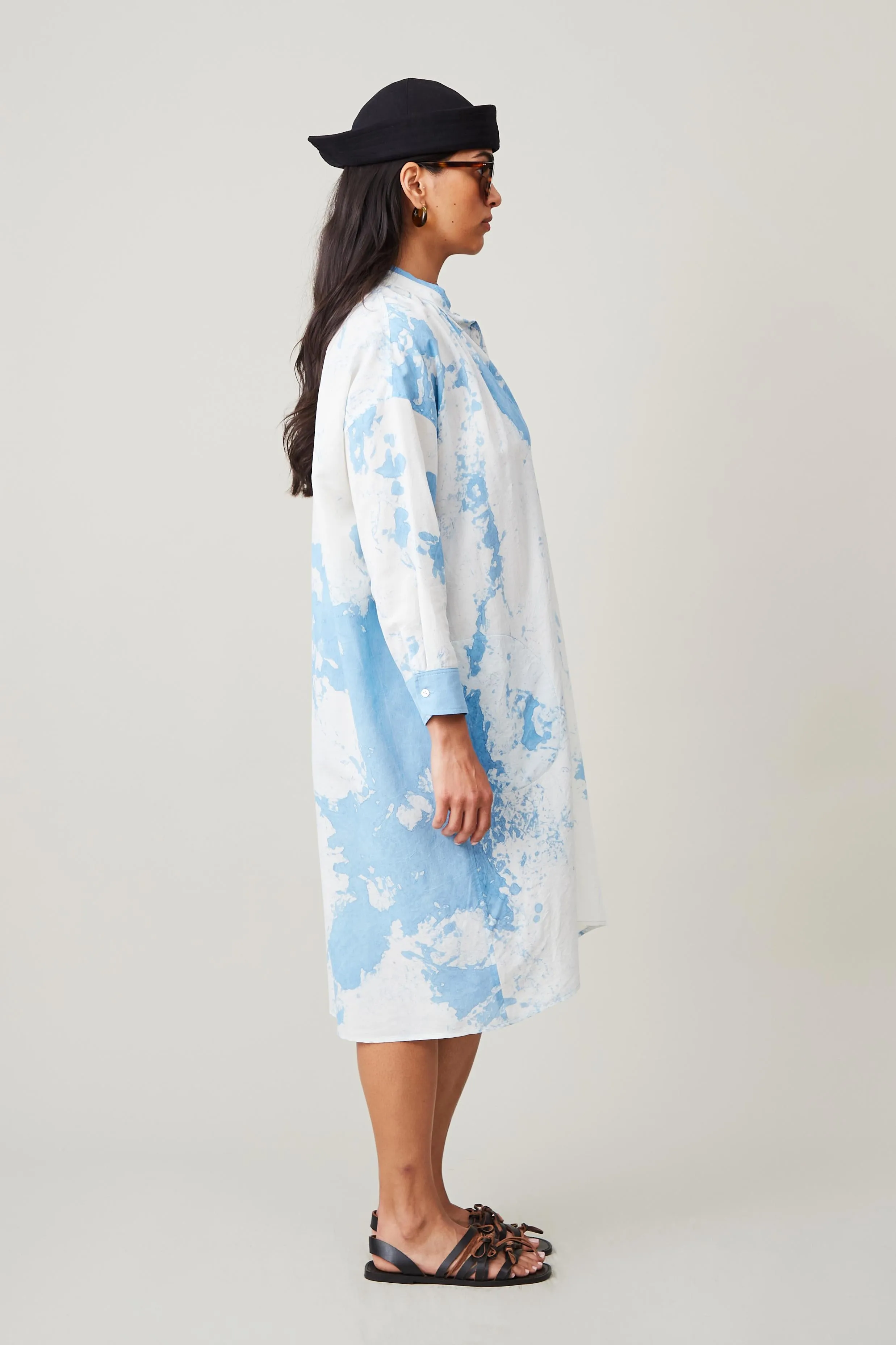 AURORA DRESS | BLUE TUMBLE DYE sold by Caron Callahan product image thumbnail 3