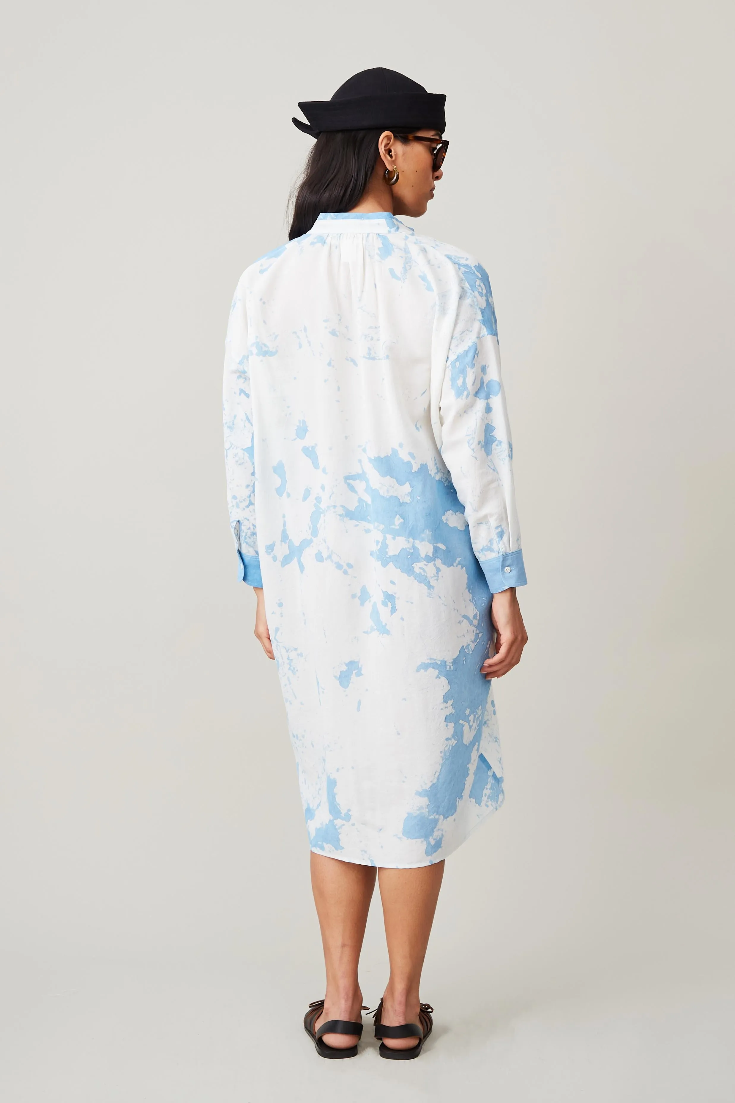 AURORA DRESS | BLUE TUMBLE DYE sold by Caron Callahan product image thumbnail 4