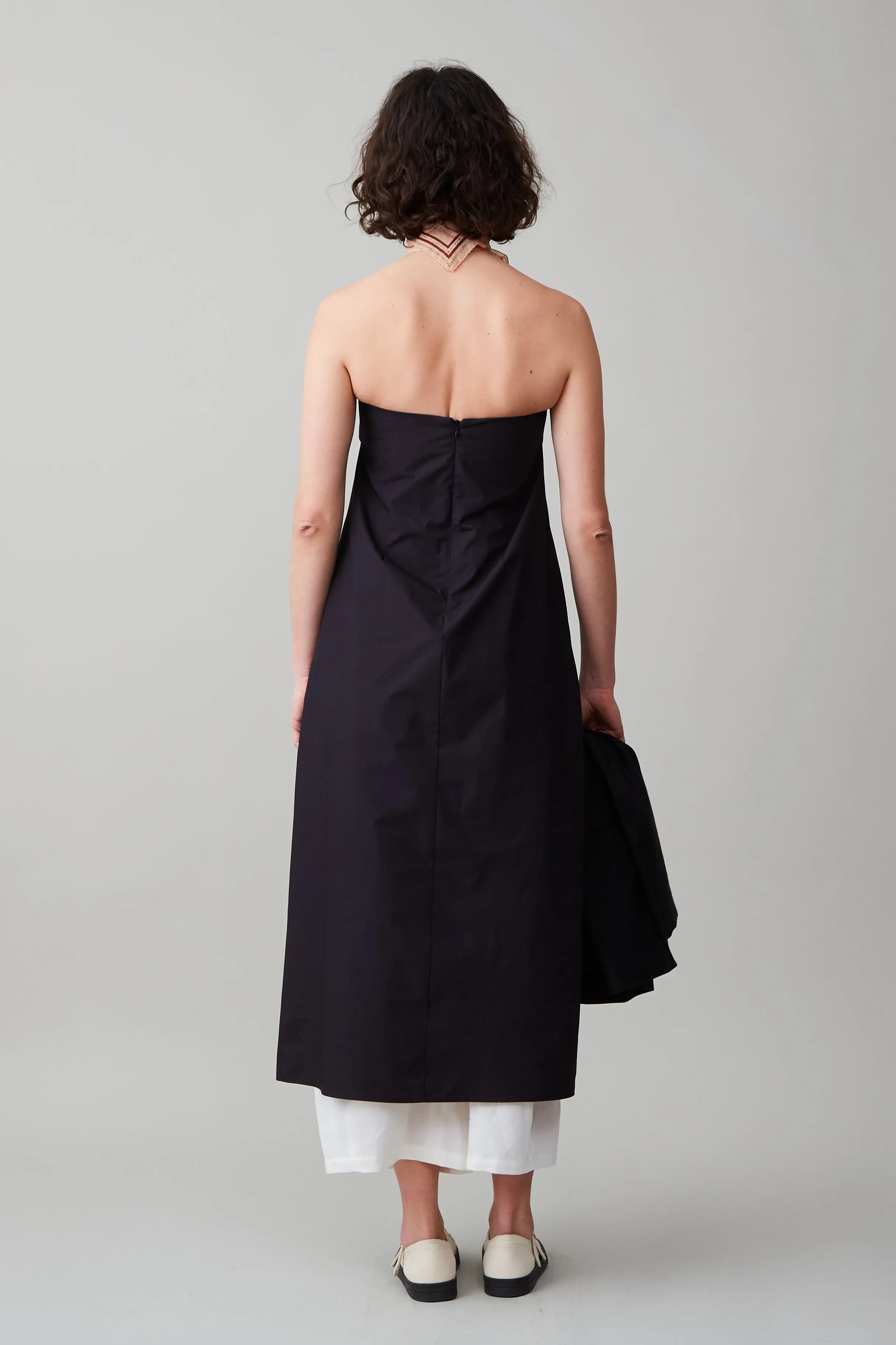 MERCEDES DRESS | BLACK POPLIN sold by Caron Callahan product image thumbnail 3