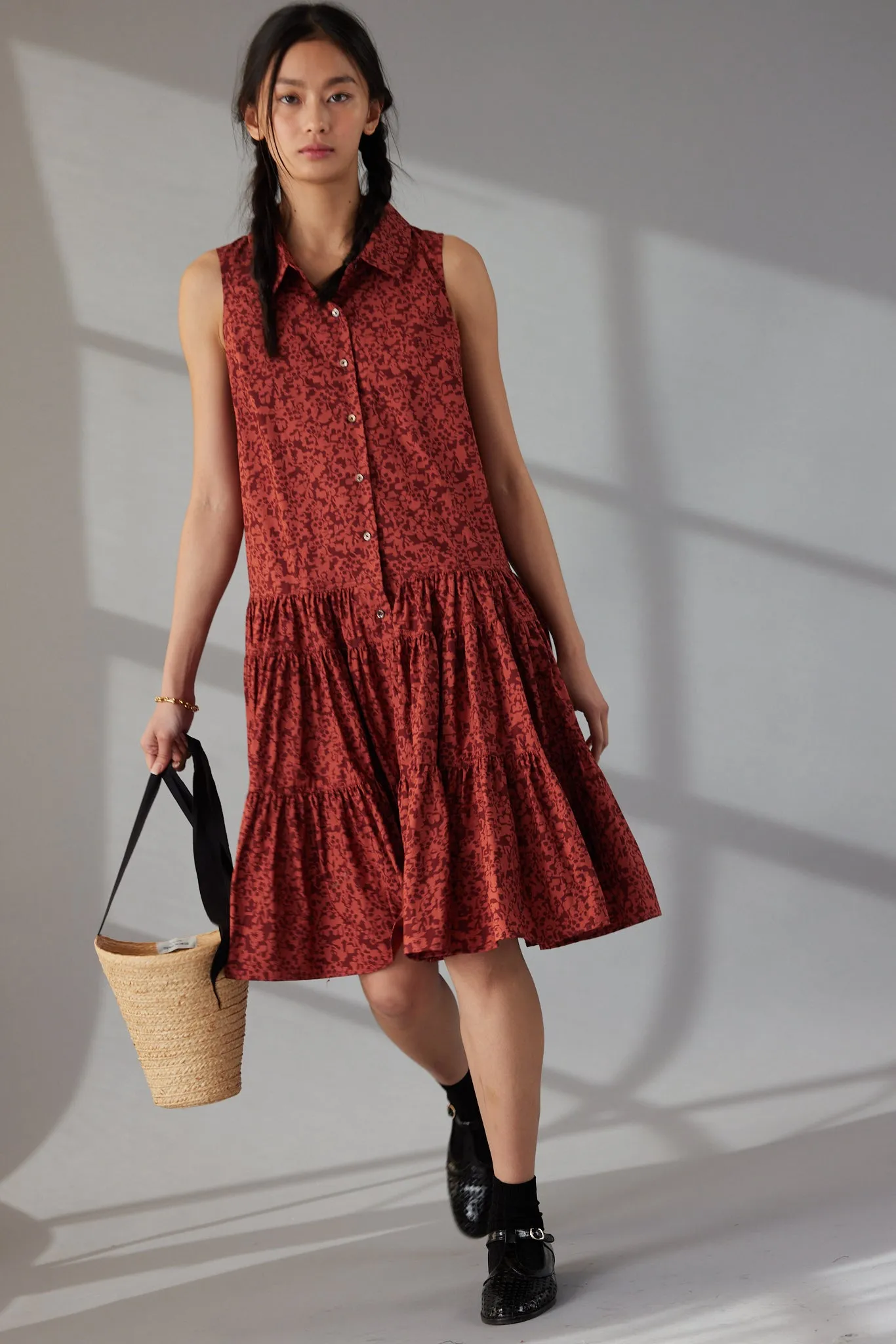 HARLOW DRESS | RHUBARB HOMESTEAD PRINT sold by Caron Callahan product image thumbnail 5