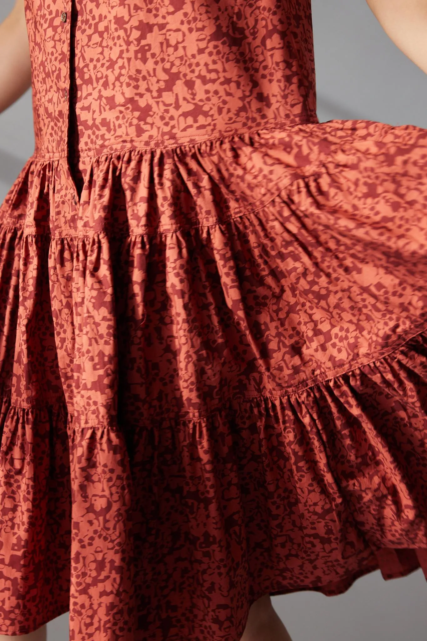 HARLOW DRESS | RHUBARB HOMESTEAD PRINT sold by Caron Callahan product image thumbnail 2