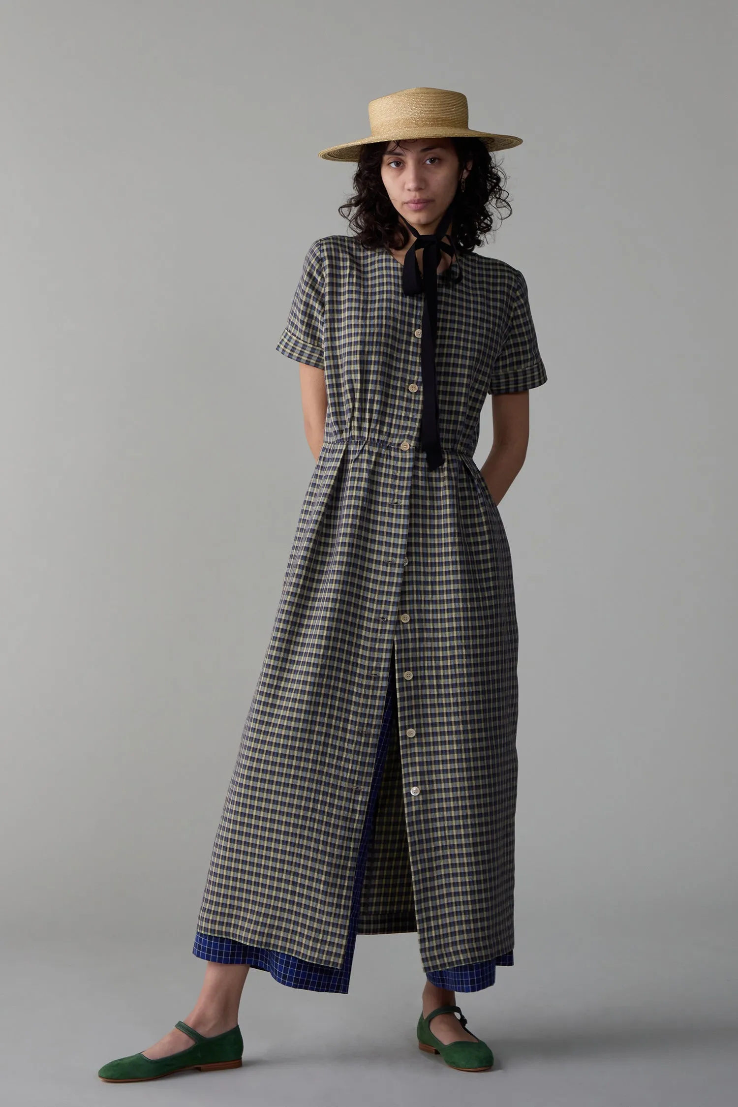 ROSETTA DRESS | MULTI PLAID sold by Caron Callahan product image thumbnail 2