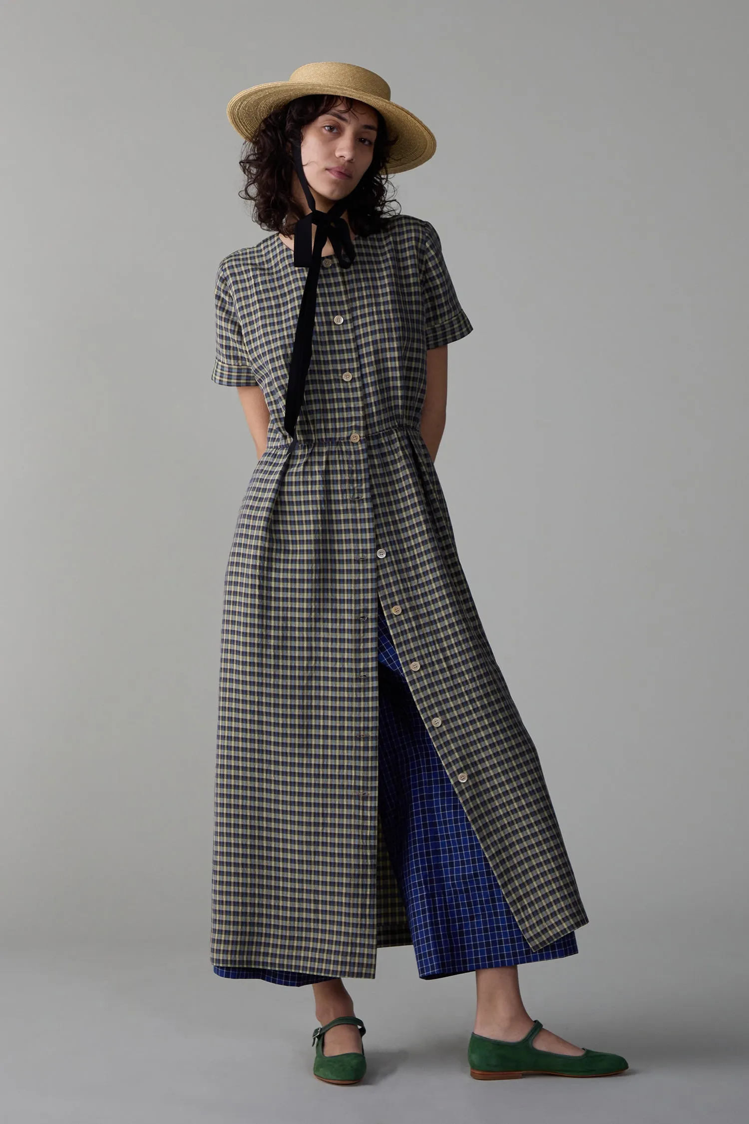 ROSETTA DRESS | MULTI PLAID sold by Caron Callahan