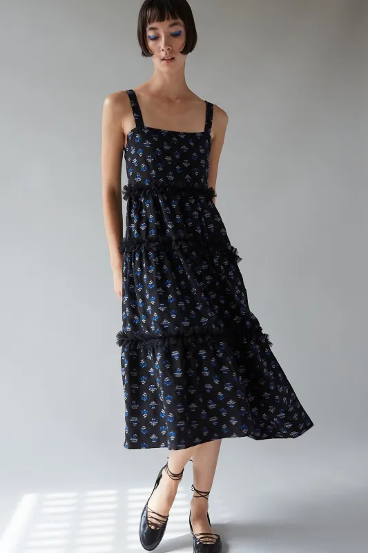 ALAYNE DRESS | JET BASKET FLORAL FIL COUPÉ made by Caron Callahan