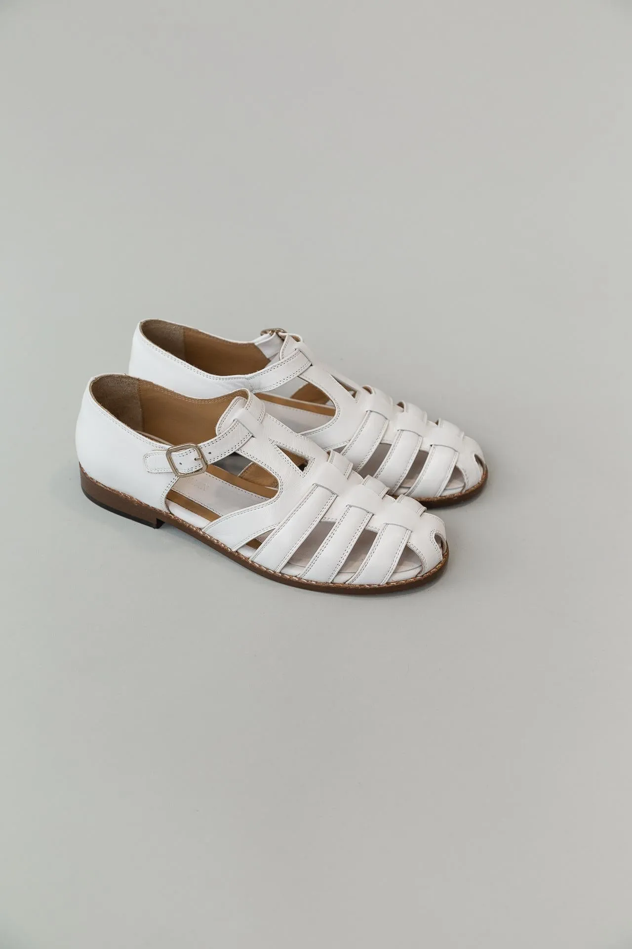 CECILE SANDAL | WHITE LEATHER sold by Caron Callahan product image thumbnail 2