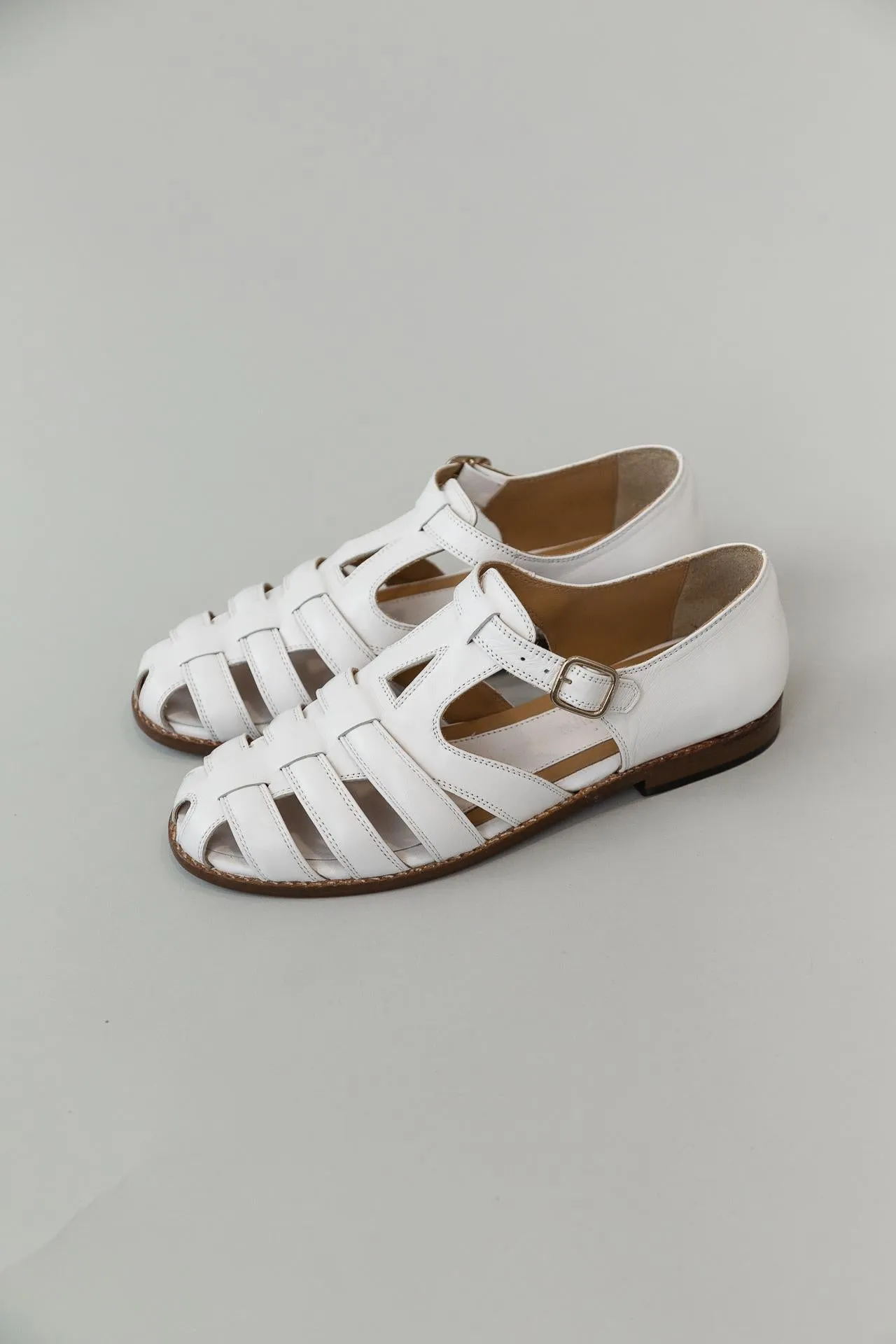 CECILE SANDAL | WHITE LEATHER sold by Caron Callahan product image thumbnail 3
