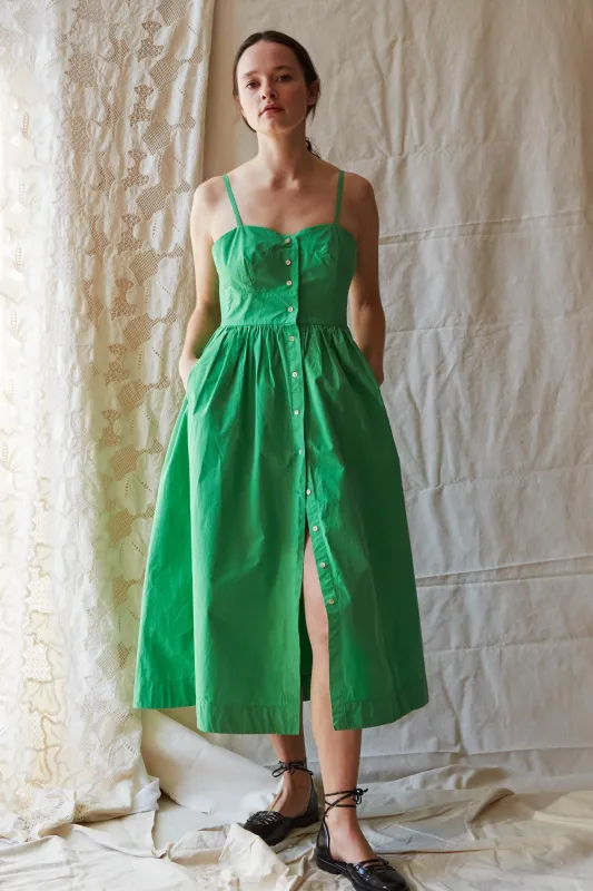 LYDIA DRESS | JADE POPLIN made by Caron Callahan