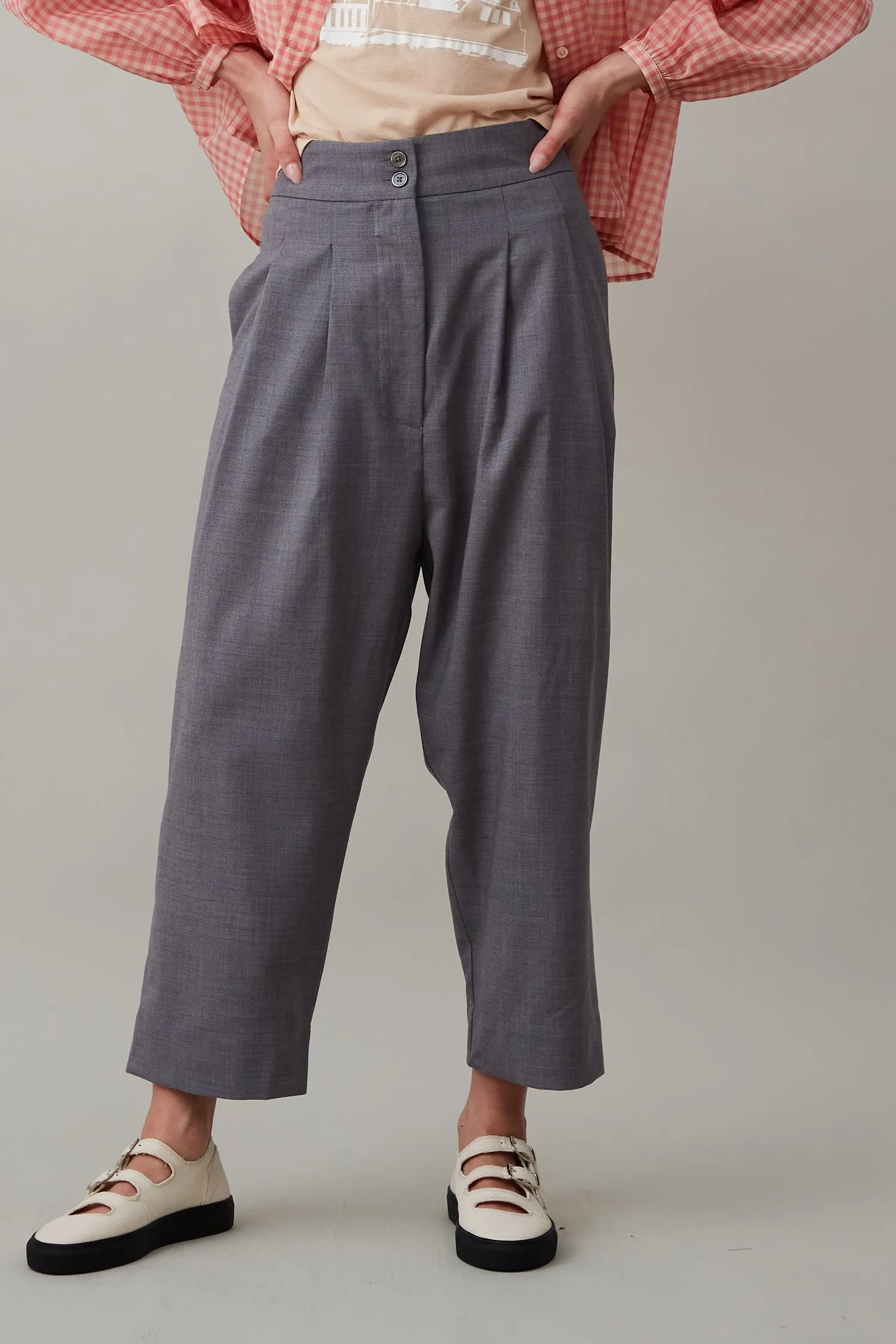 JOSEPH PANT | CHARCOAL WOOL sold by Caron Callahan product image thumbnail 3