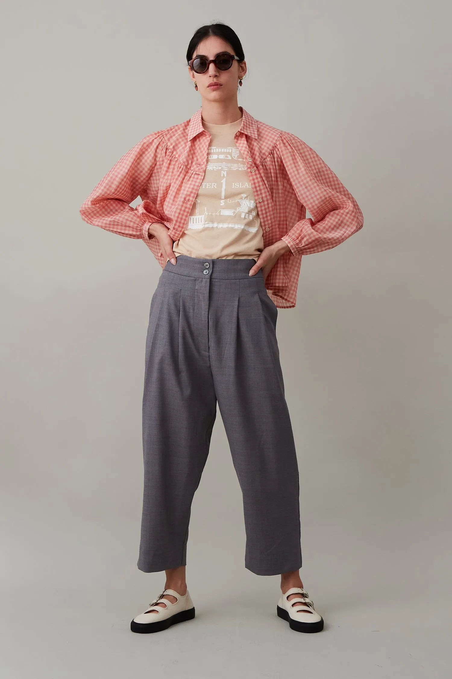 JOSEPH PANT | CHARCOAL WOOL sold by Caron Callahan product image thumbnail 2