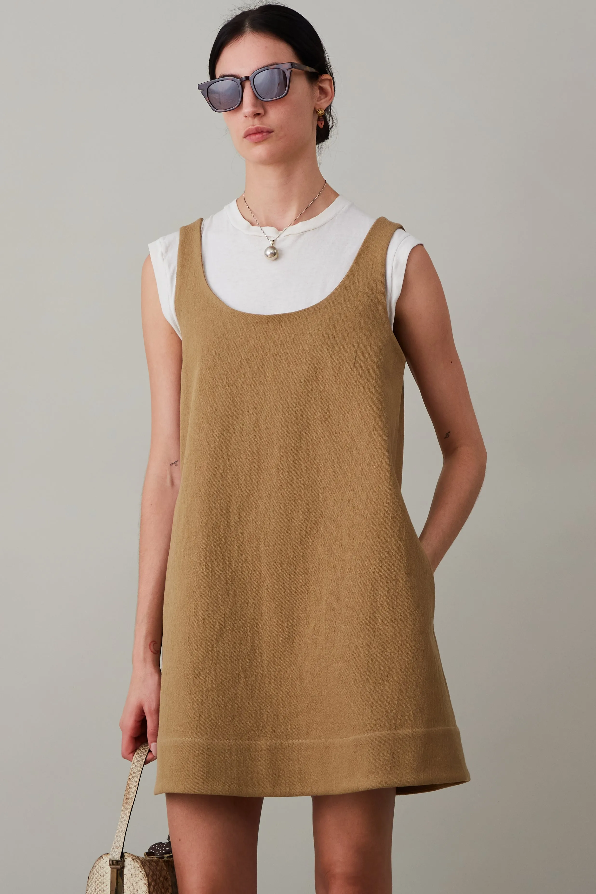 JEANINE DRESS | TOAST SLUB COTTON sold by Caron Callahan product image thumbnail 3