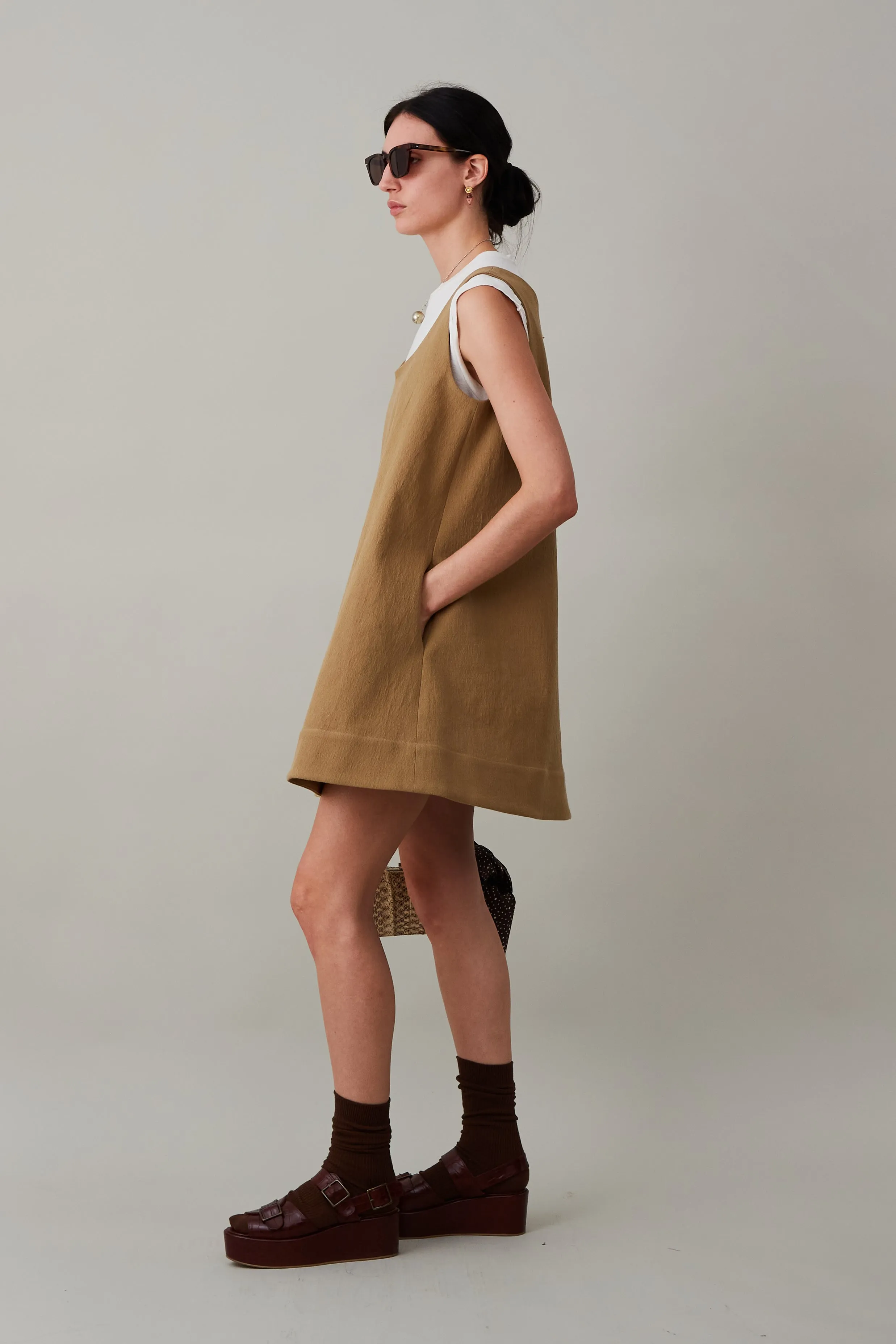 JEANINE DRESS | TOAST SLUB COTTON sold by Caron Callahan product image thumbnail 4