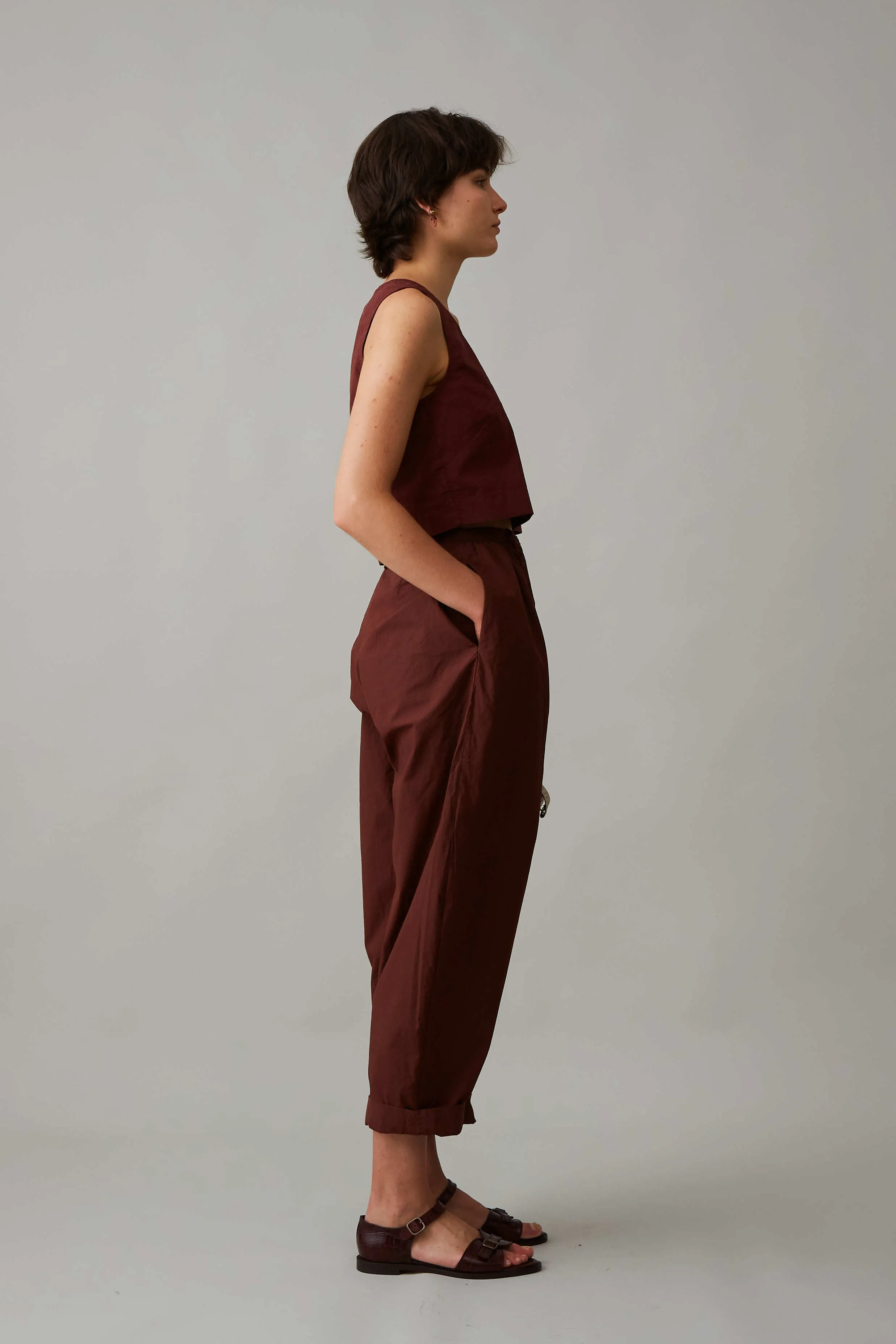 CAMILLE SHELL | BROWNSTONE POPLIN sold by Caron Callahan product image thumbnail 4