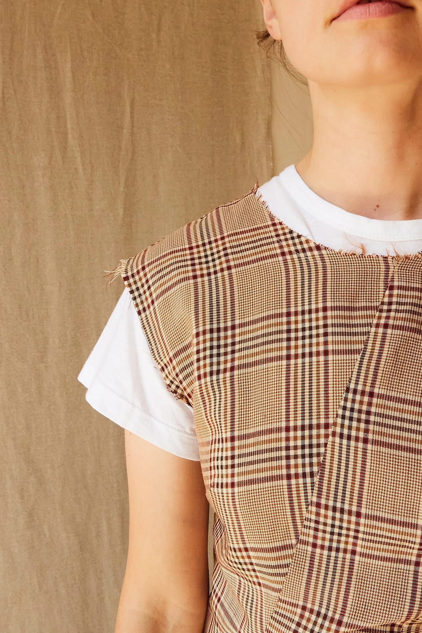 CAMERON DRESS | PLAID TROPICAL WOOL sold by Caron Callahan product image thumbnail 5