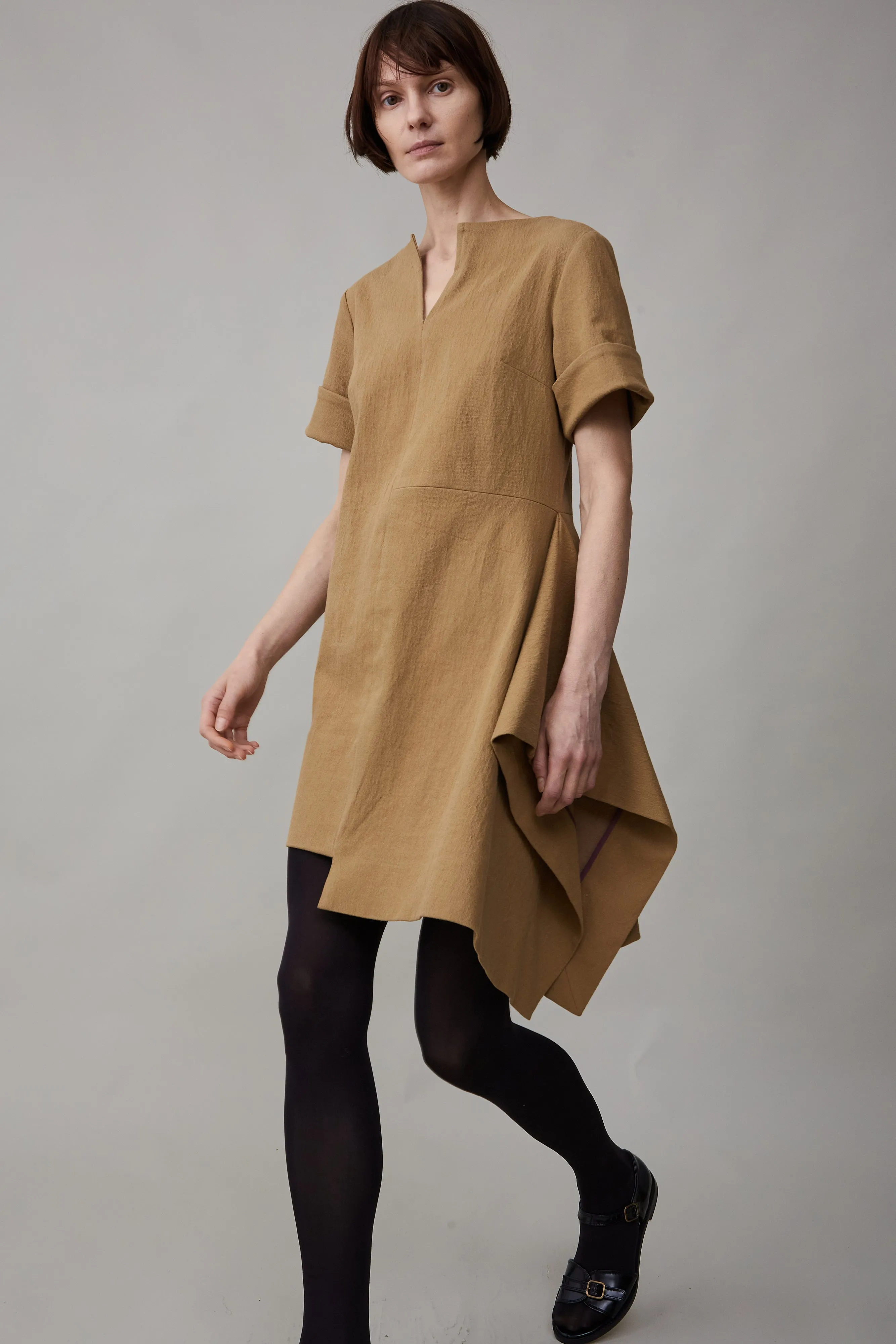 GRETA DRESS | TOAST SLUB COTTON sold by Caron Callahan product image thumbnail 2