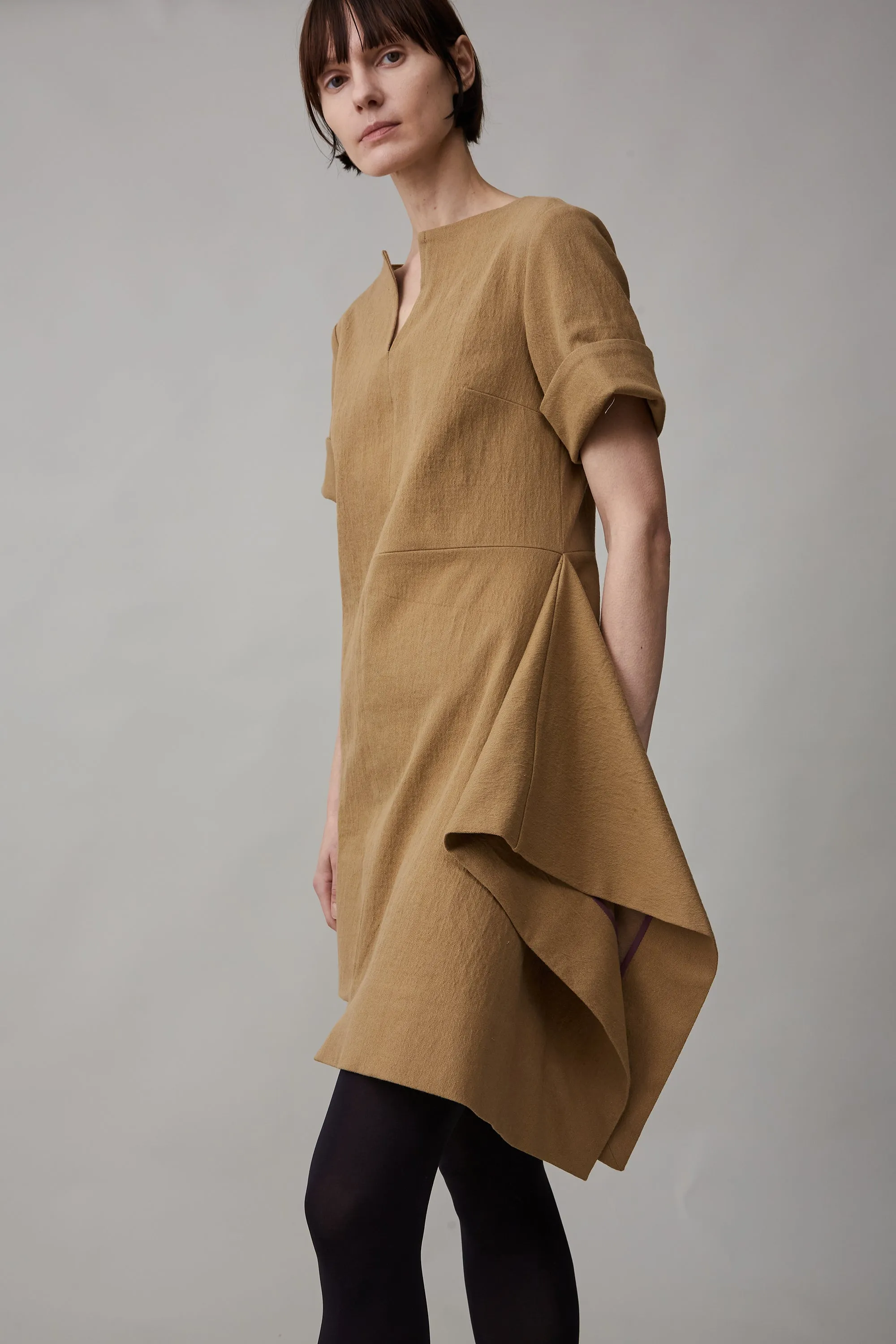 GRETA DRESS | TOAST SLUB COTTON sold by Caron Callahan product image thumbnail 3