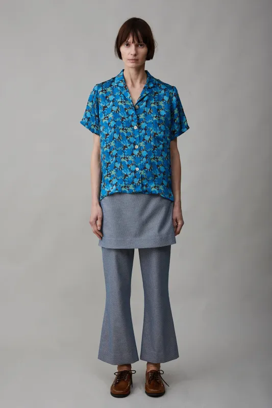 LAYLA PANT | JACQUARD TEAL made by Caron Callahan