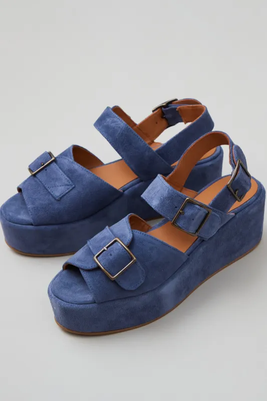 MARGARET PLATFORM | IRIS BLUE made by Caron Callahan