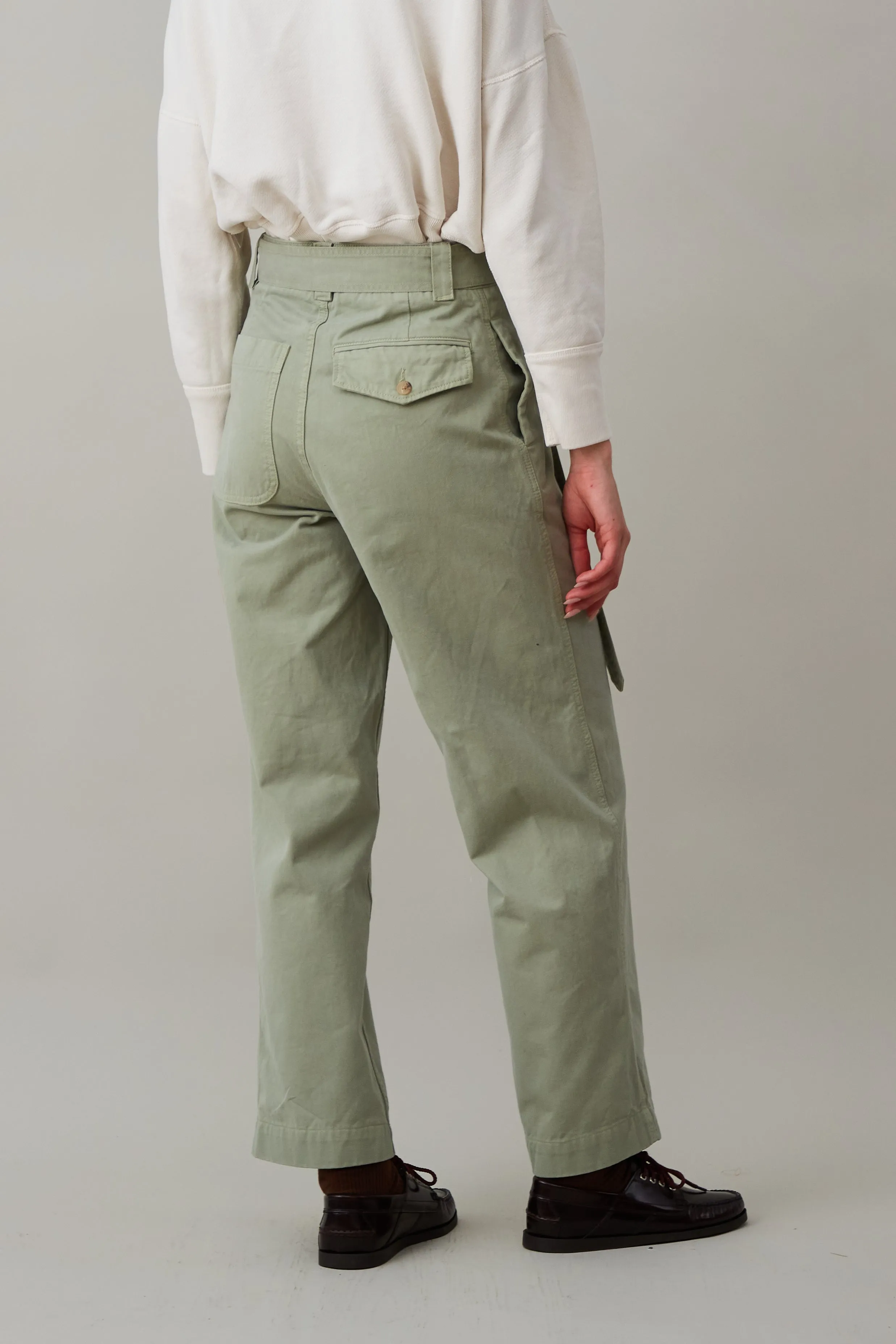 LESLIE PANT | DIRTY MINT TWILL sold by Caron Callahan product image thumbnail 4