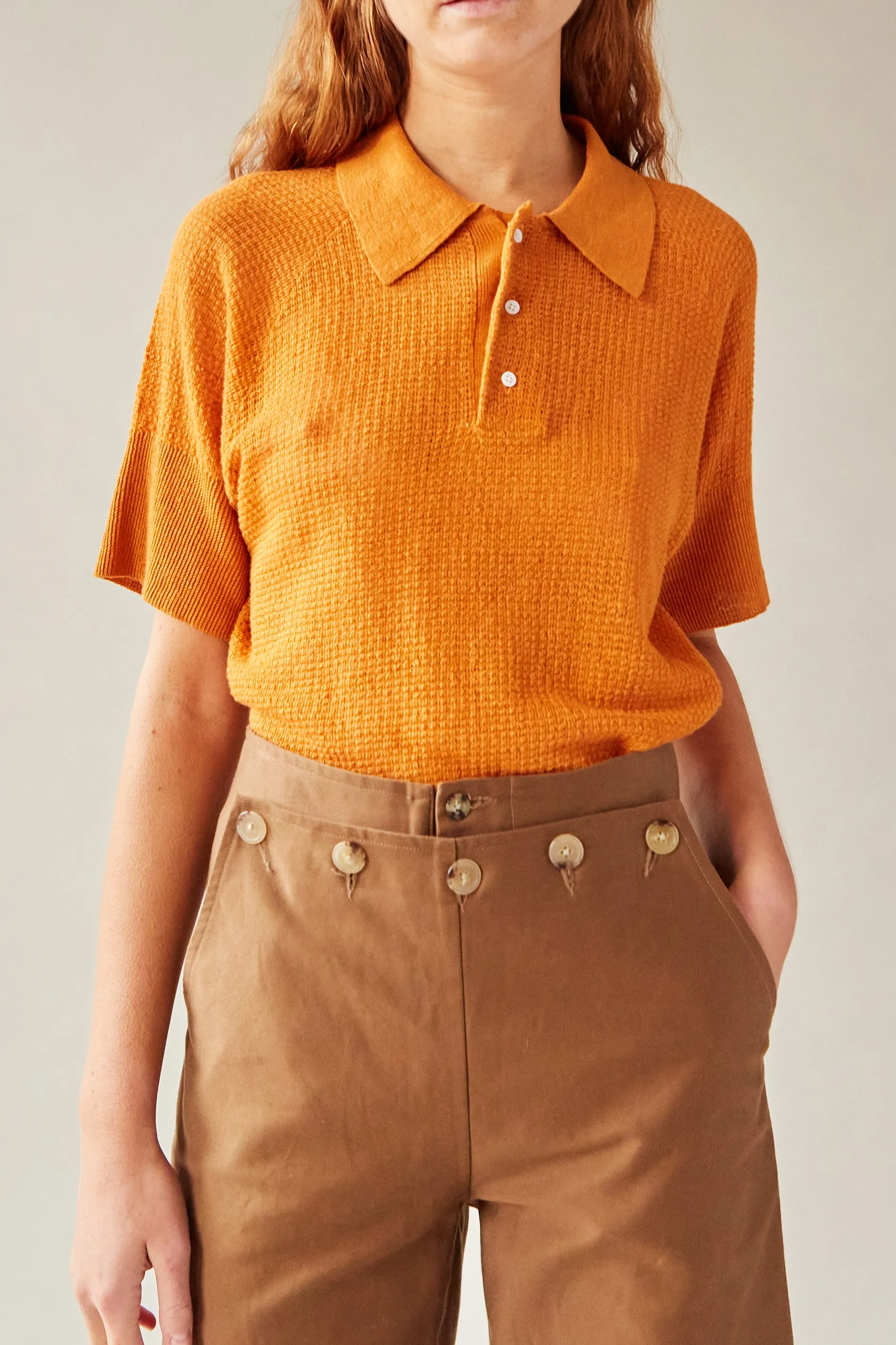 HANSLO PANT | COCOA SATIN TWILL sold by Caron Callahan product image thumbnail 2