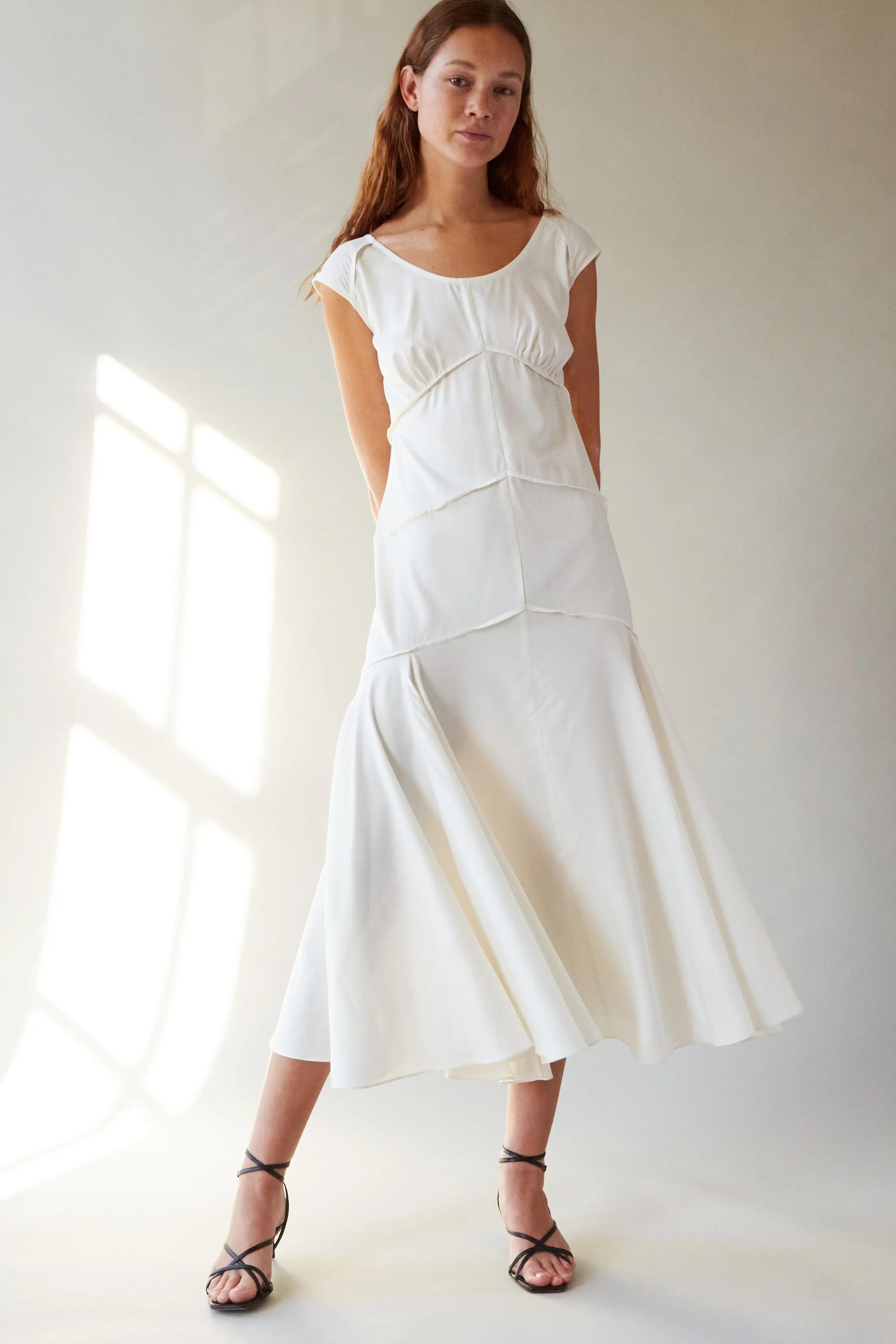 HAILEY DRESS | SILK BROADCLOTH sold by Caron Callahan