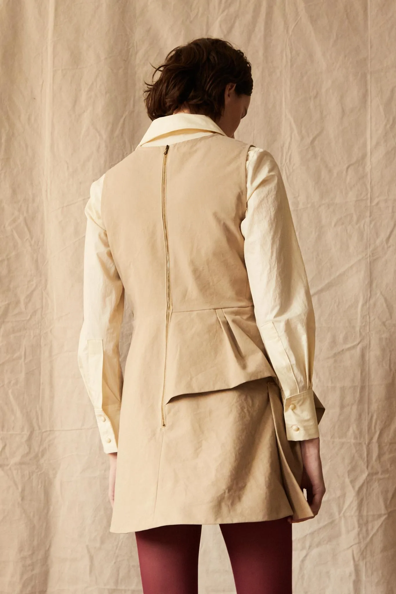 GEORGIA TUNIC | KHAKI TWILL sold by Caron Callahan product image thumbnail 5