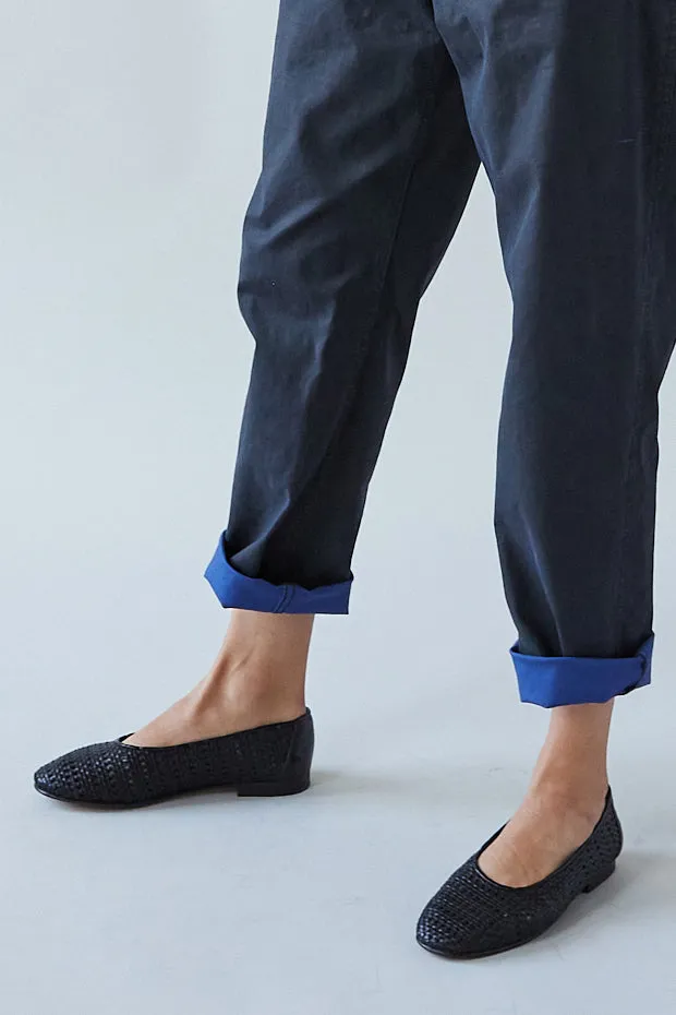 FRANCES FLAT | BLACK BASKET WEAVE sold by Caron Callahan product image thumbnail 2