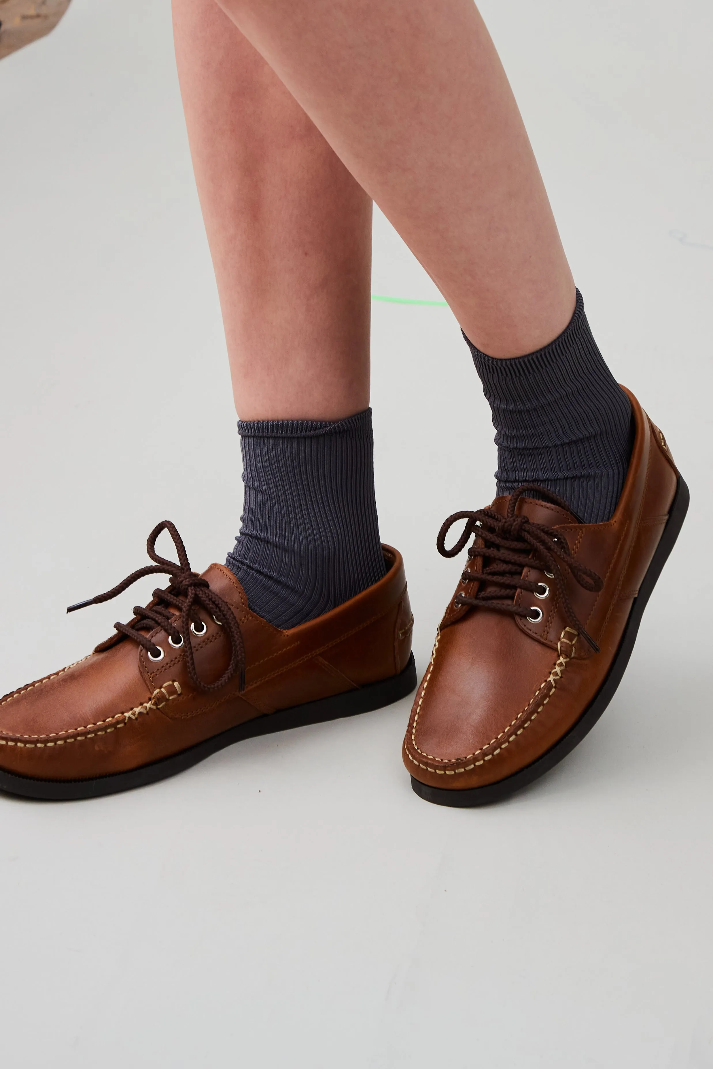 BAXTER BOAT SHOE | CLASSIC BROWN LEATHER sold by Caron Callahan product image thumbnail 5