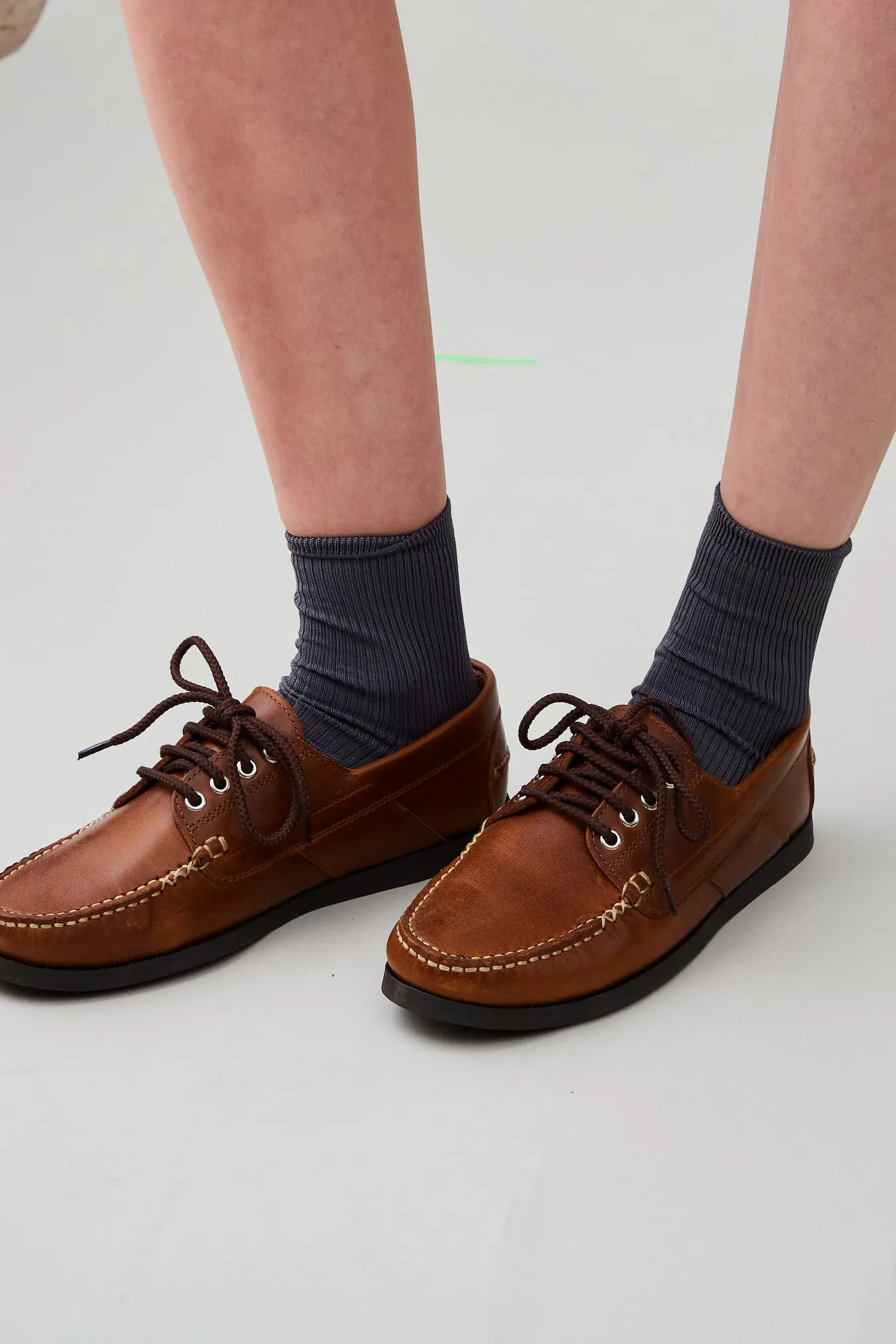 BAXTER BOAT SHOE | CLASSIC BROWN LEATHER sold by Caron Callahan product image thumbnail 4
