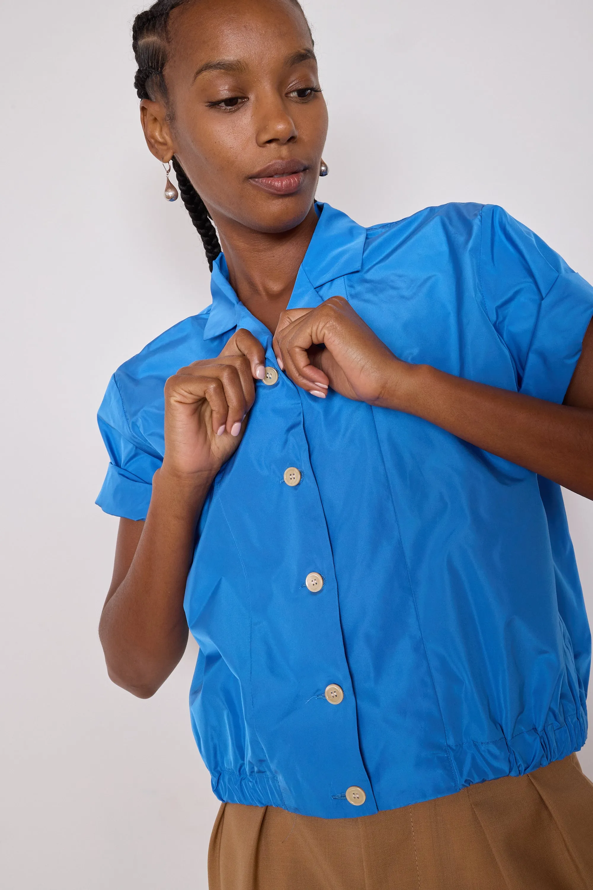 JAMES SHIRT | CORNFLOWER BLUE sold by Caron Callahan product image thumbnail 2