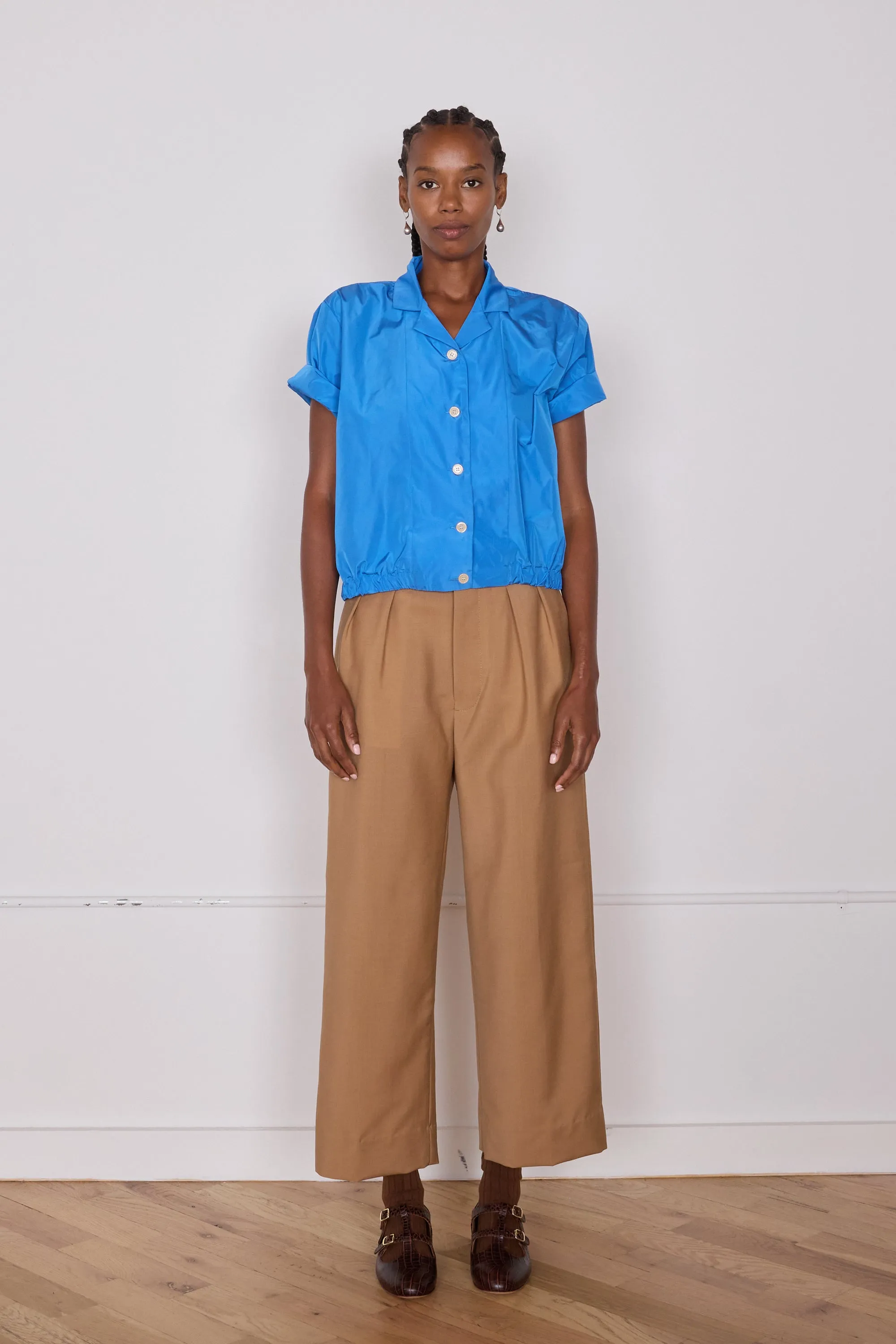 JAMES SHIRT | CORNFLOWER BLUE sold by Caron Callahan product image thumbnail 5