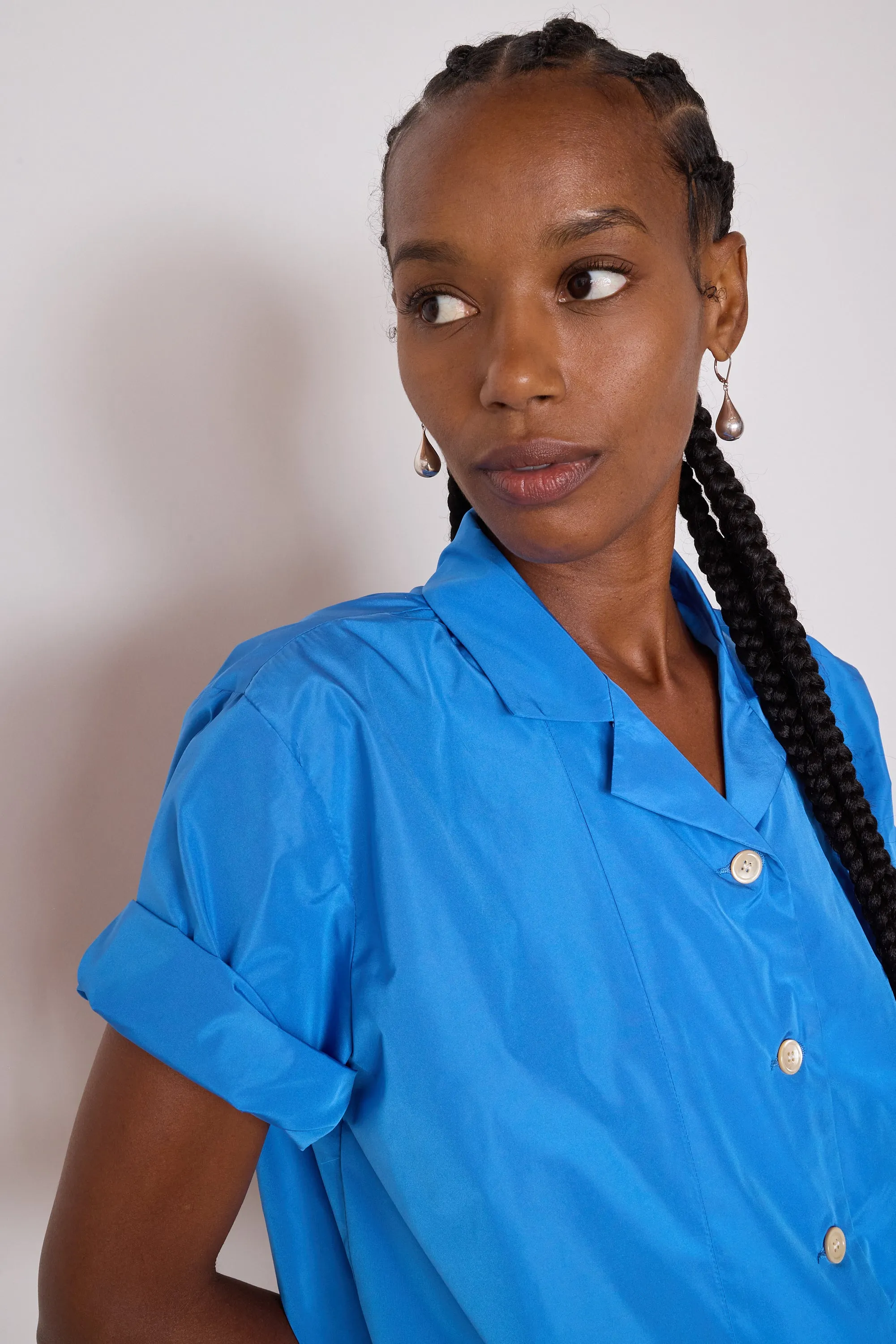 JAMES SHIRT | CORNFLOWER BLUE sold by Caron Callahan product image thumbnail 3