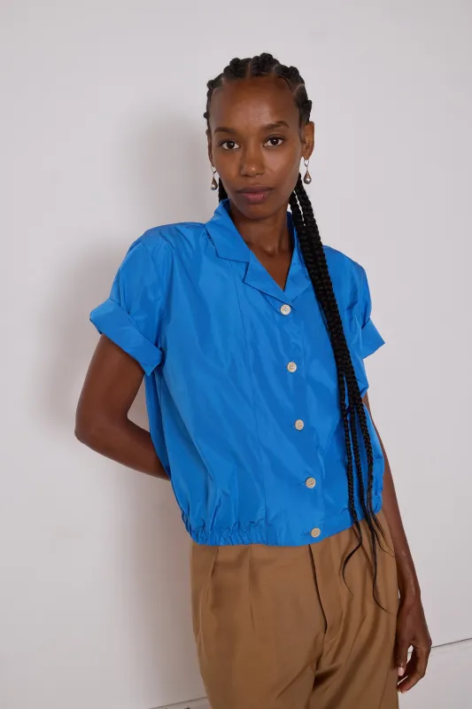 JAMES SHIRT | CORNFLOWER BLUE made by Caron Callahan