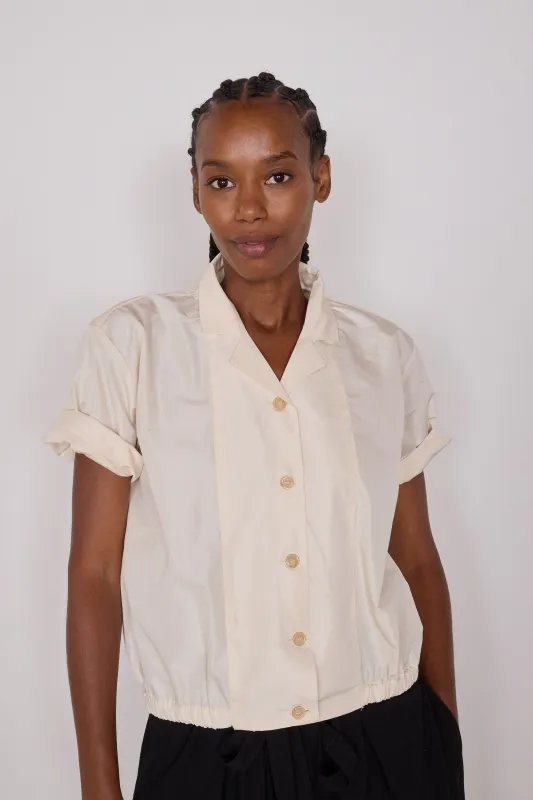 JAMES SHIRT | CREAM SILK made by Caron Callahan