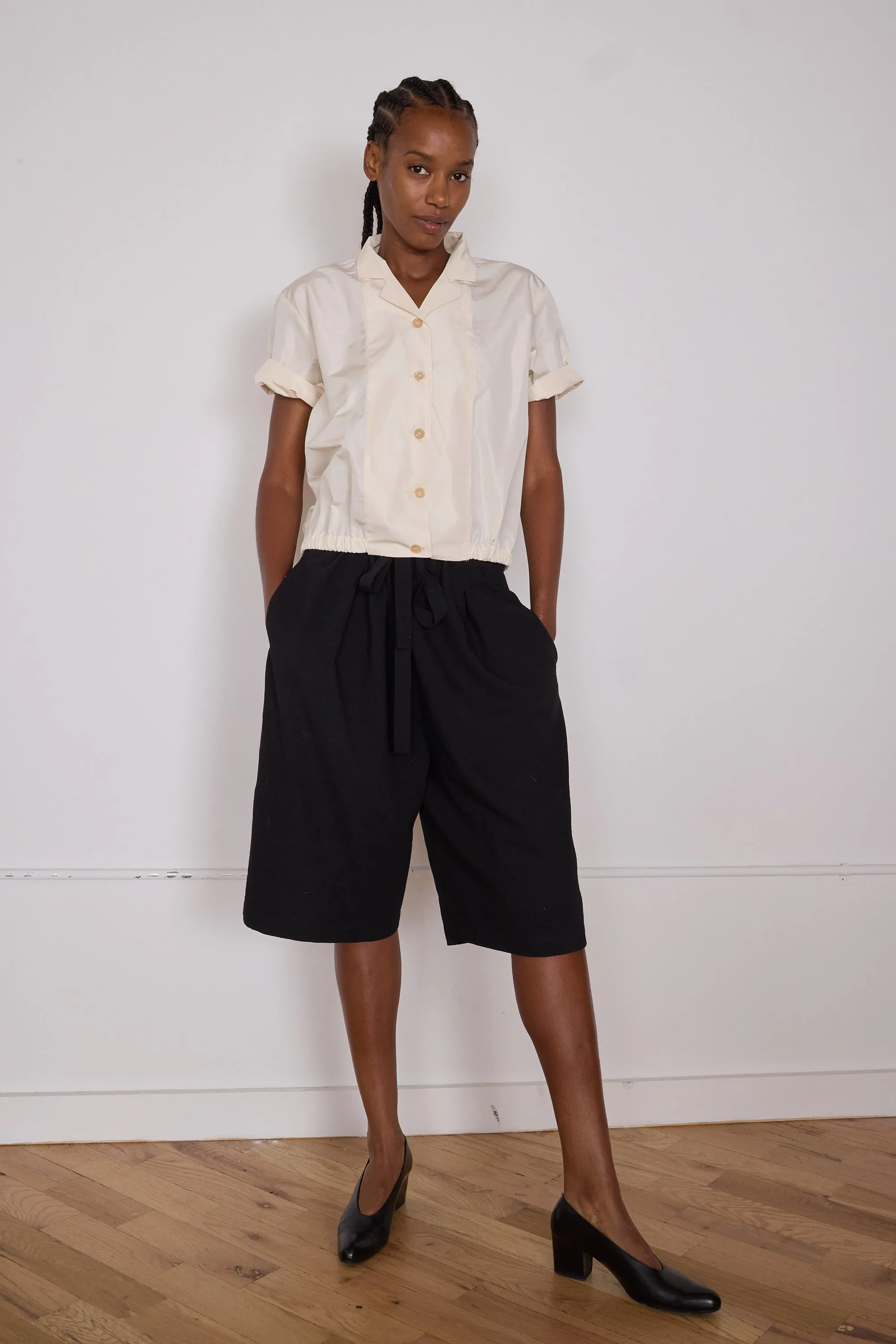 JAMES SHIRT | CREAM SILK sold by Caron Callahan product image thumbnail 2