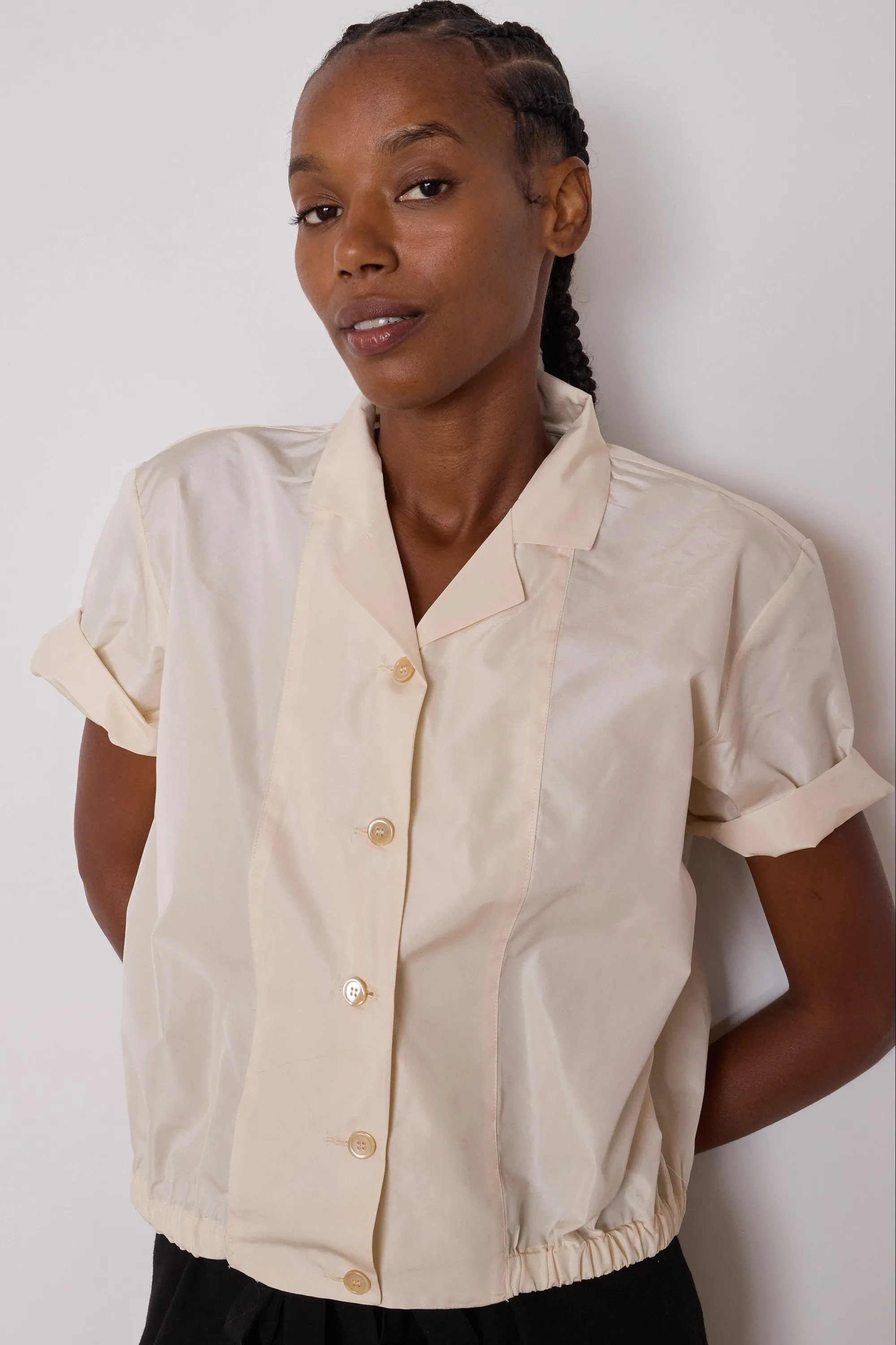 JAMES SHIRT | CREAM SILK sold by Caron Callahan product image thumbnail 3