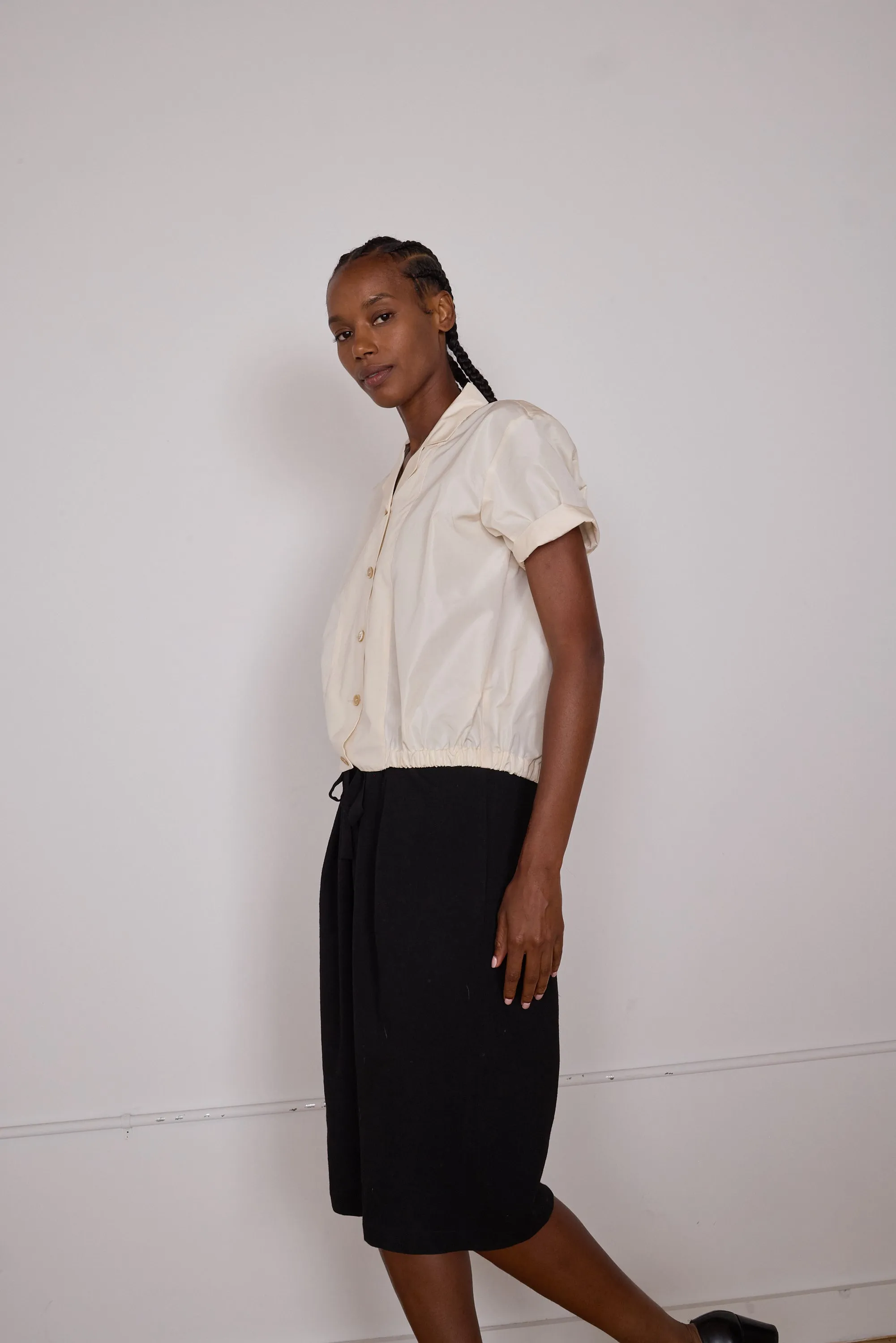 JAMES SHIRT | CREAM SILK sold by Caron Callahan product image thumbnail 5