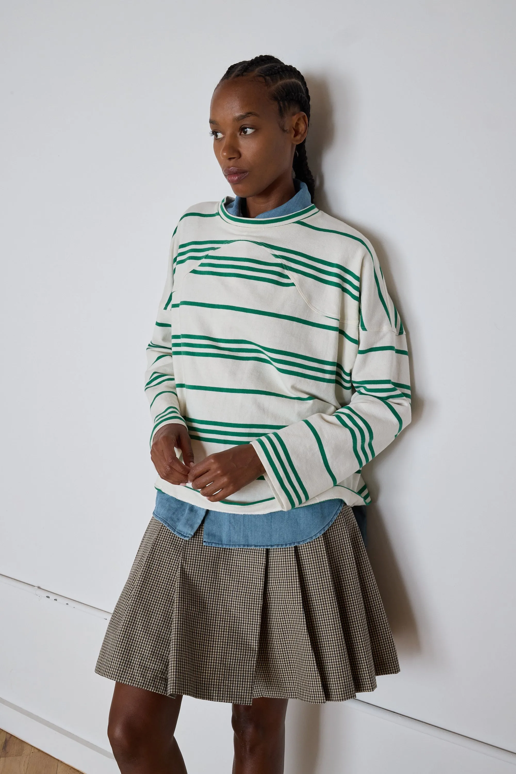 TOSHI SKIRT | BROWN & BLACK MINI CHECK sold by Caron Callahan product image thumbnail 5