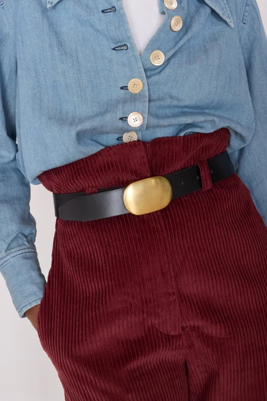 ADRIAN BELT | BLACK LEATHER made by Caron Callahan