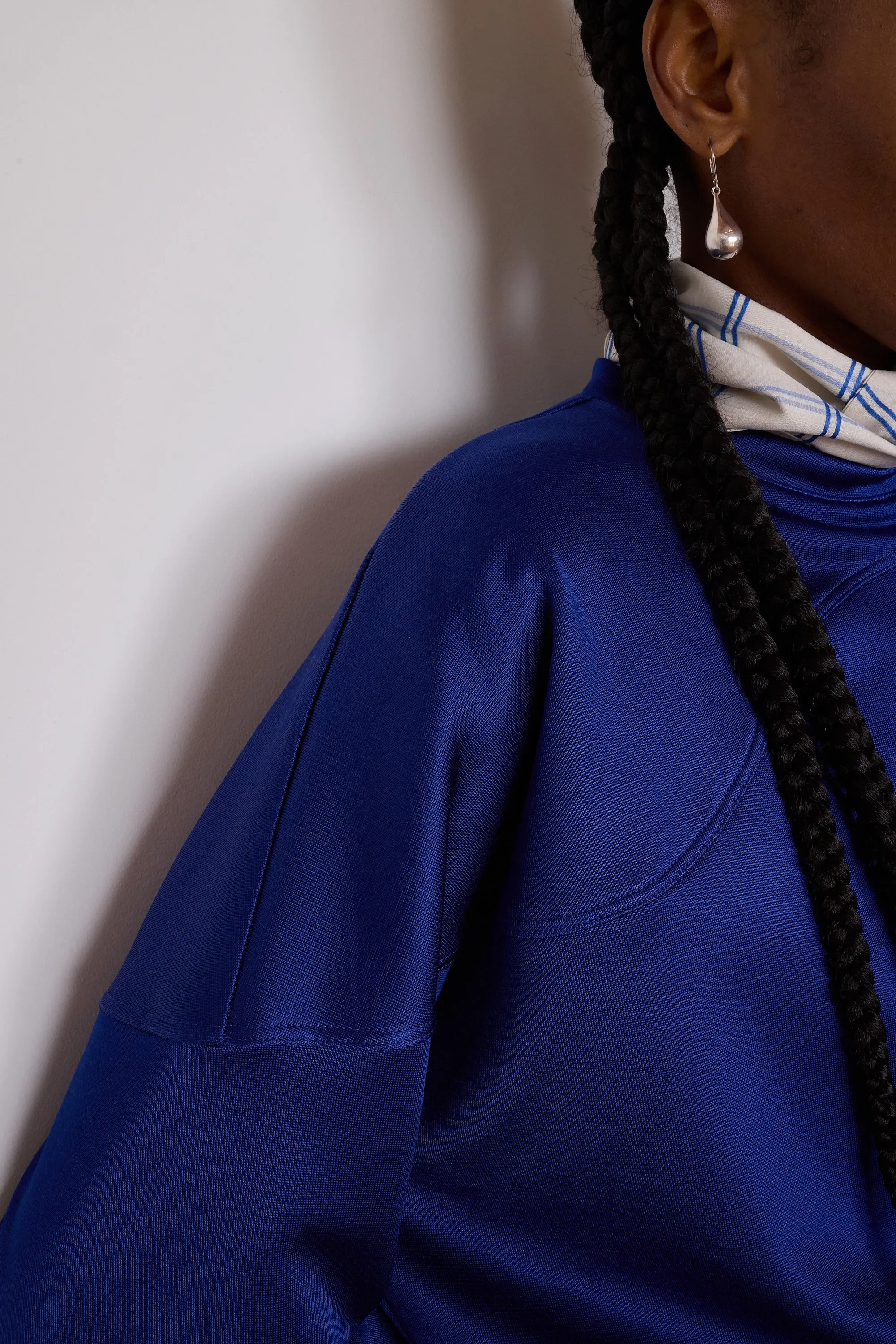 MILO TEE | ROYAL SATIN JERSEY sold by Caron Callahan product image thumbnail 5