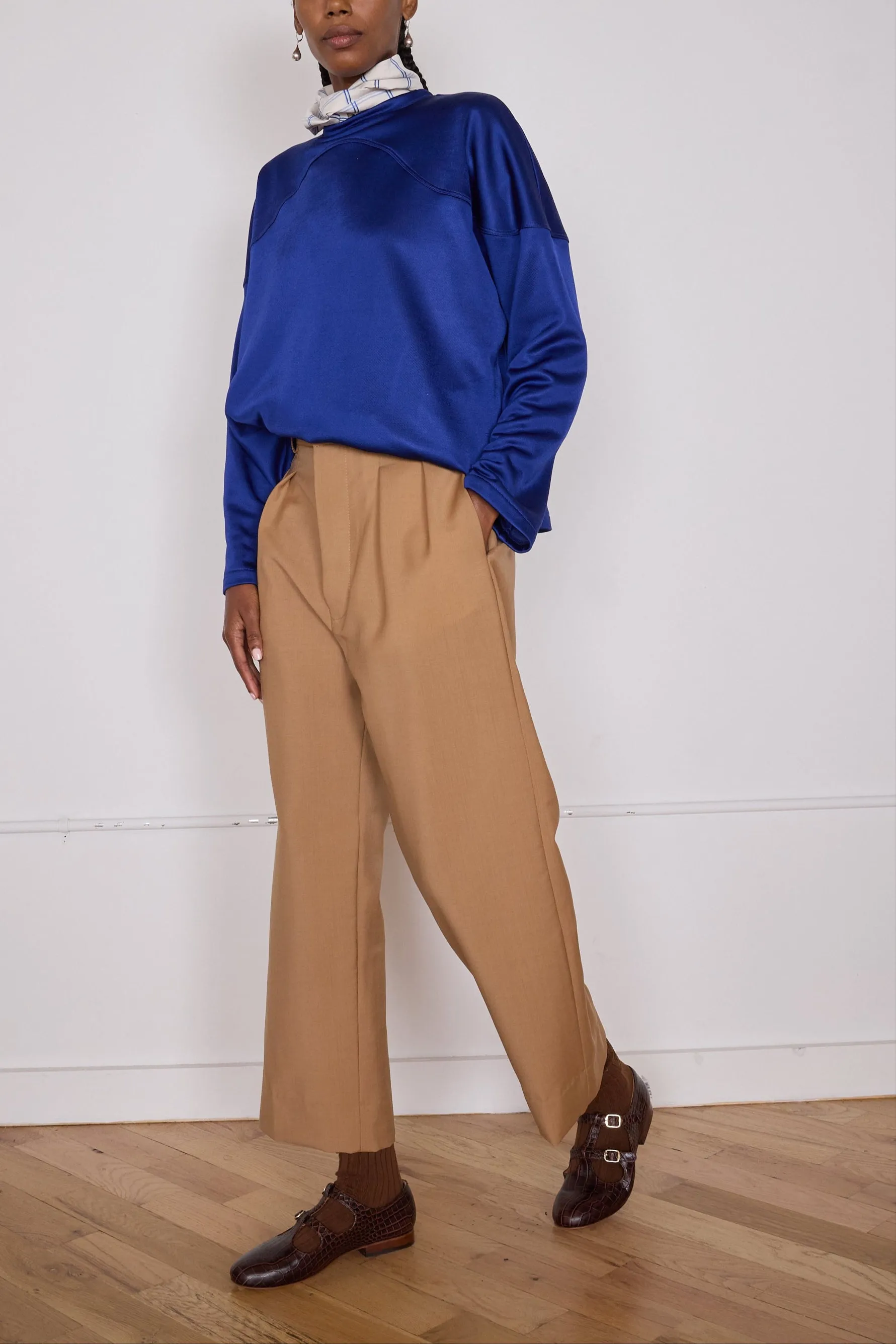 WILLIAM PANT | CAMEL TROPICAL WOOL sold by Caron Callahan product image thumbnail 5