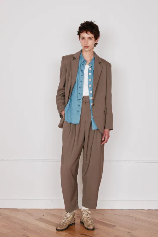BRANDON PANT | MUSHROOM WOOL made by Caron Callahan
